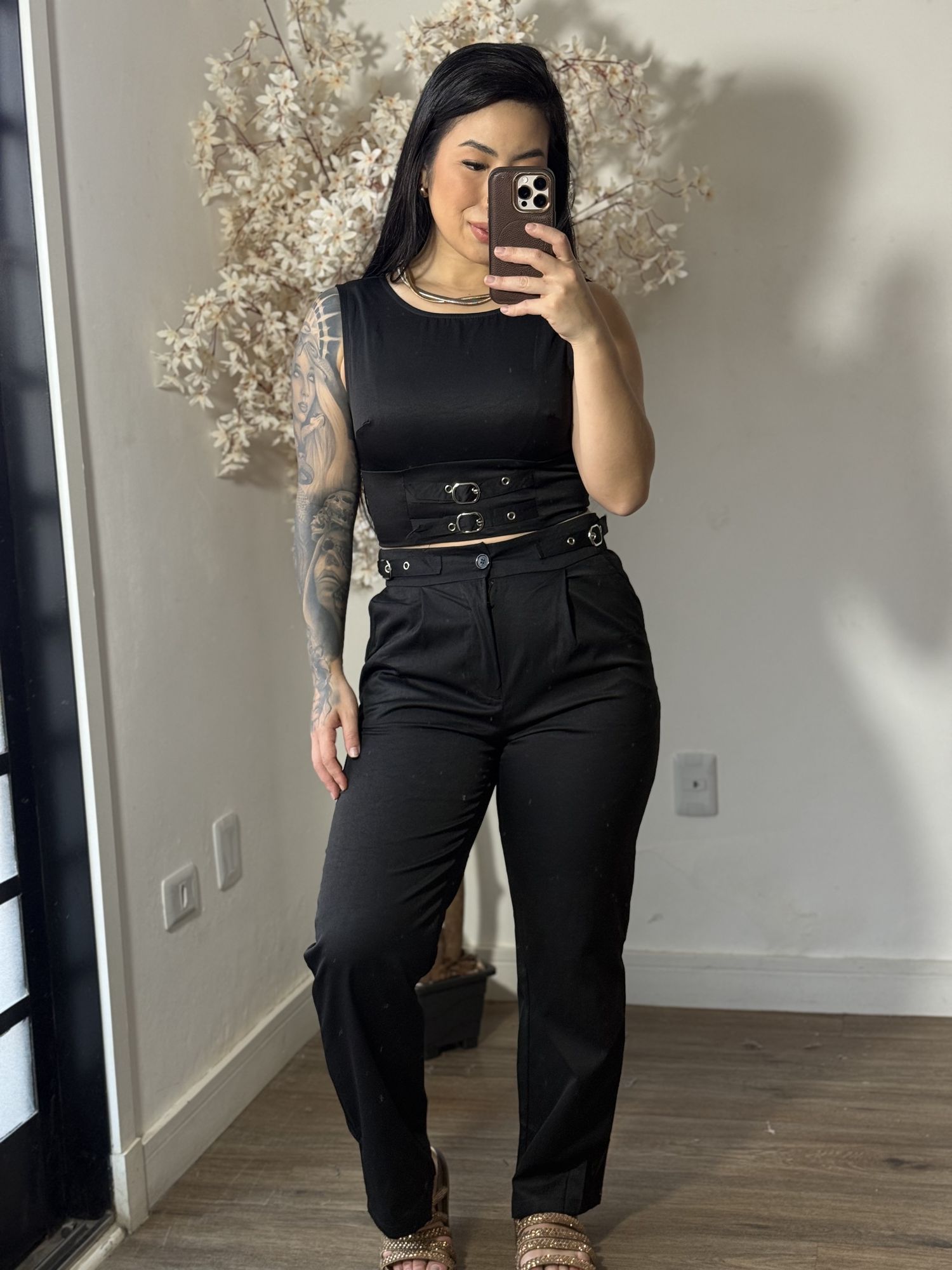 Conjunto Calça Loriel 9905 - Preto C032