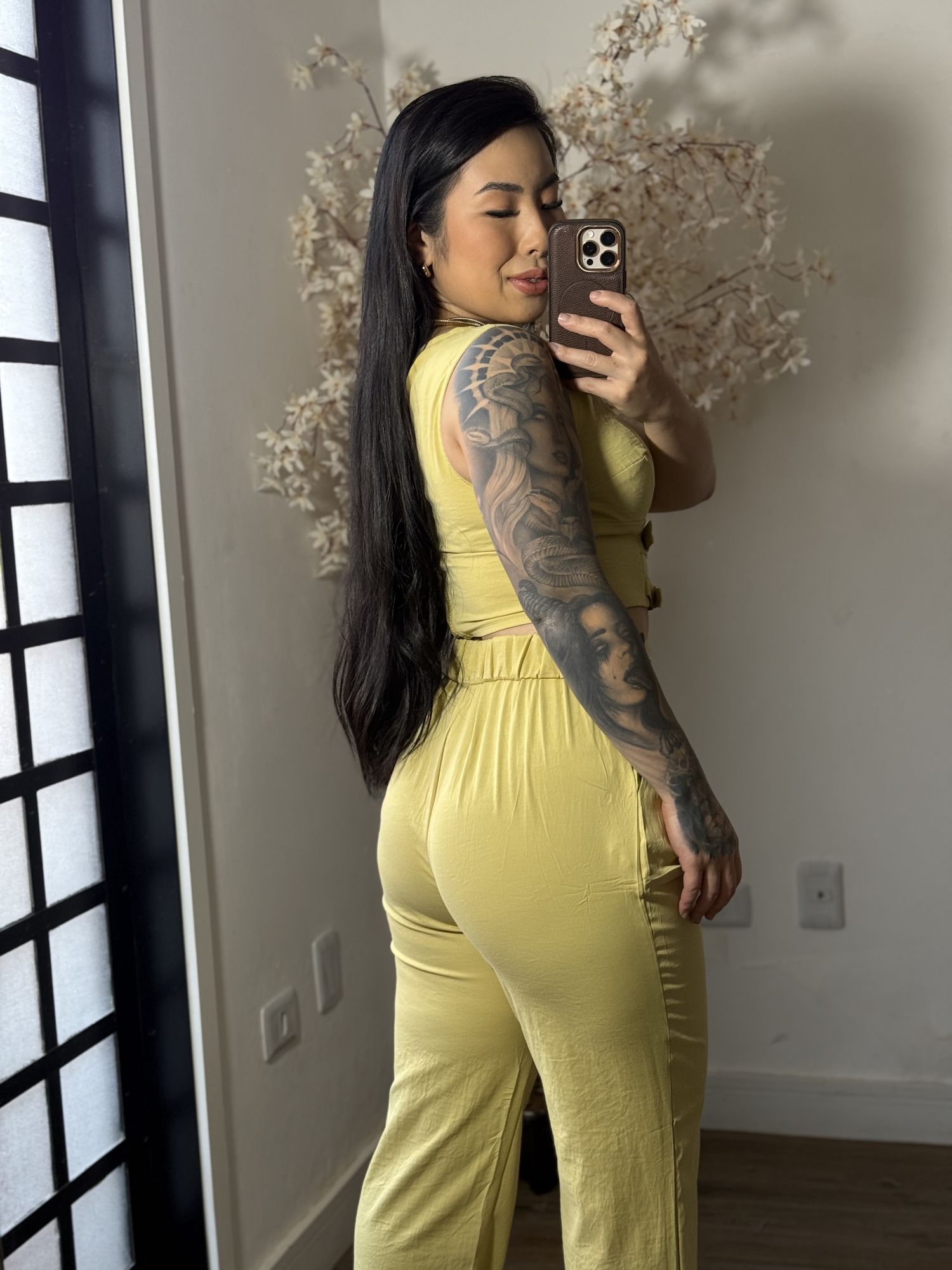 Conjunto Calça Loriel 9905 - Amarelo C032