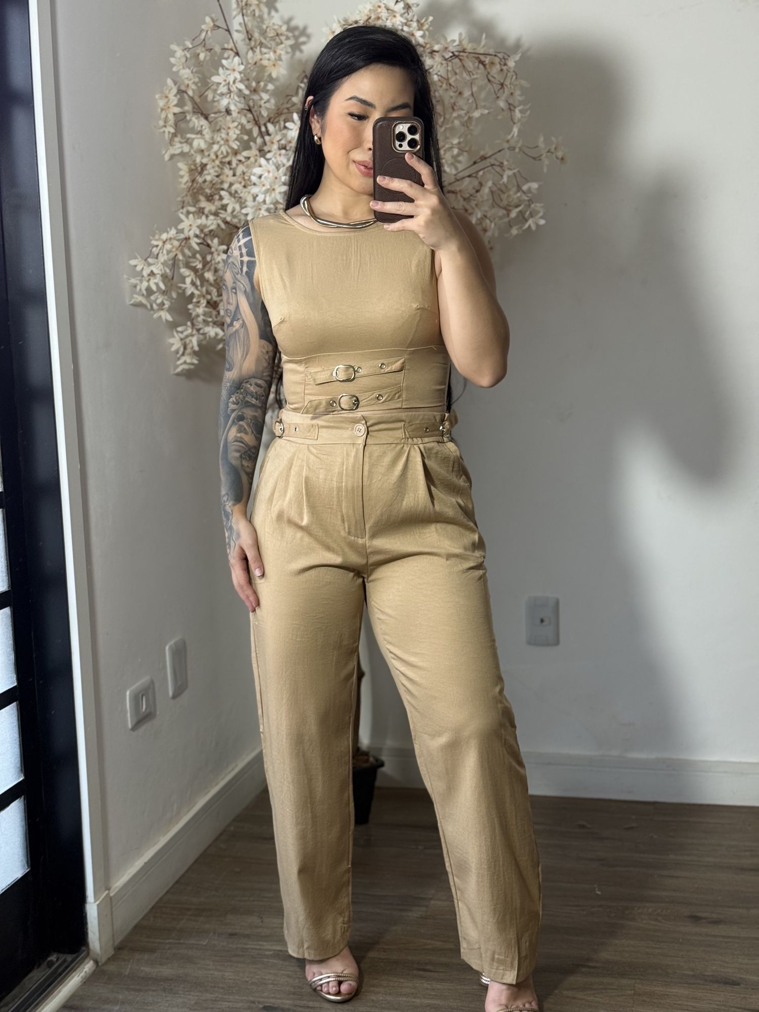 Conjunto Calça Loriel 9905 - Bege C032