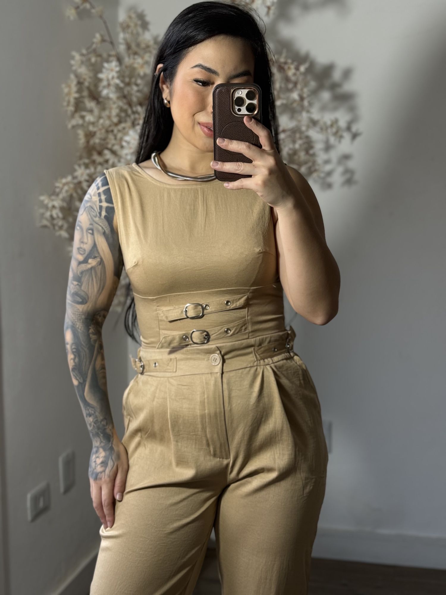 Conjunto Calça Loriel 9905 - Bege C032