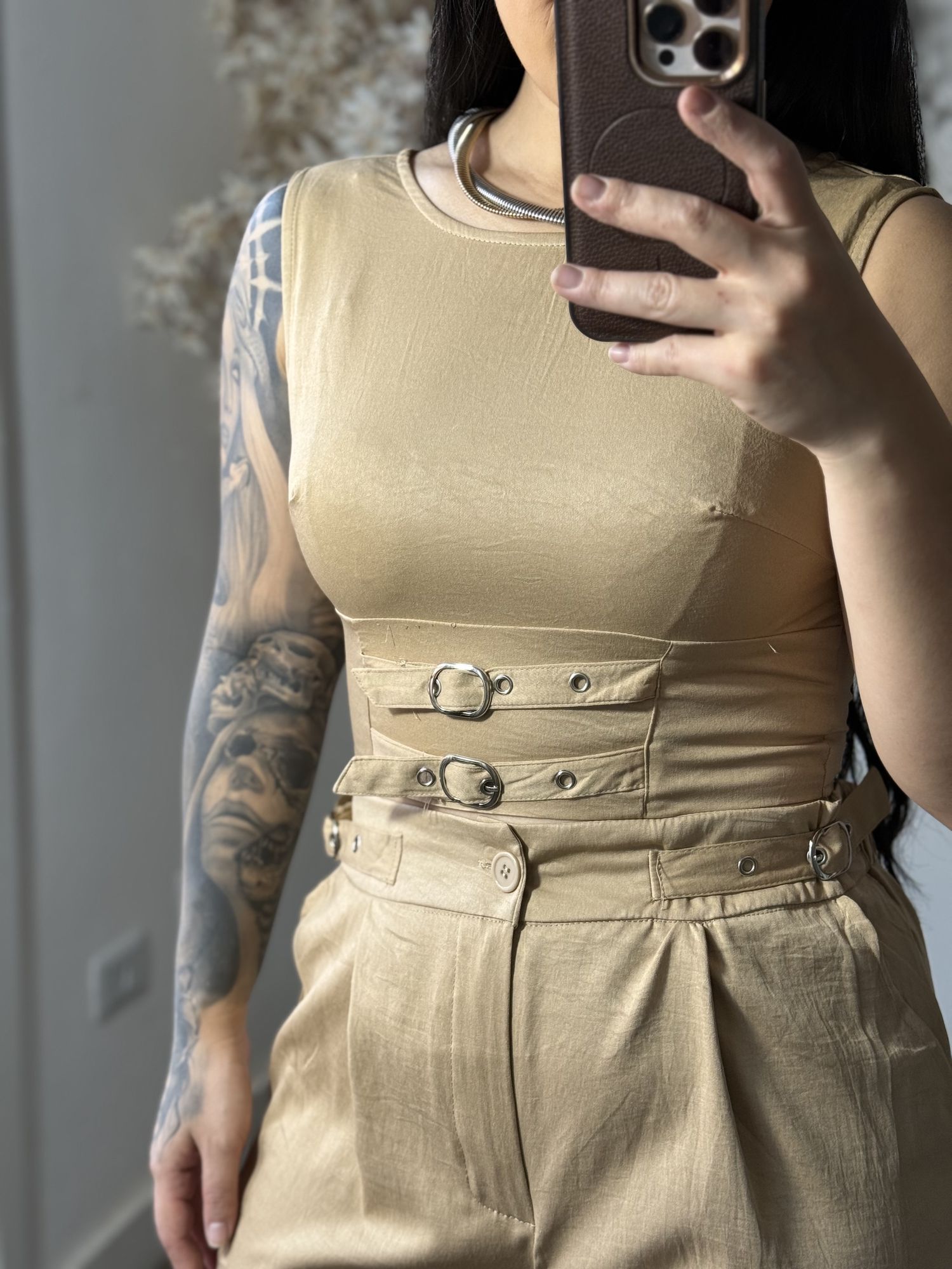 Conjunto Calça Loriel 9905 - Bege C032