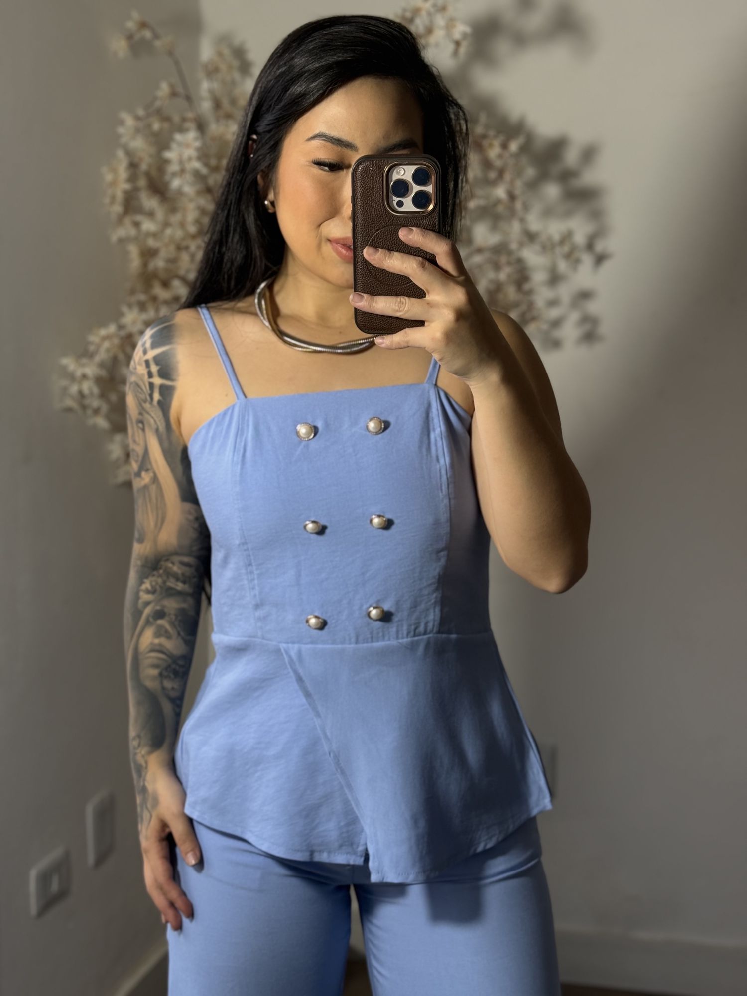 Conjunto Calça Tyna 1023 - Azul C030