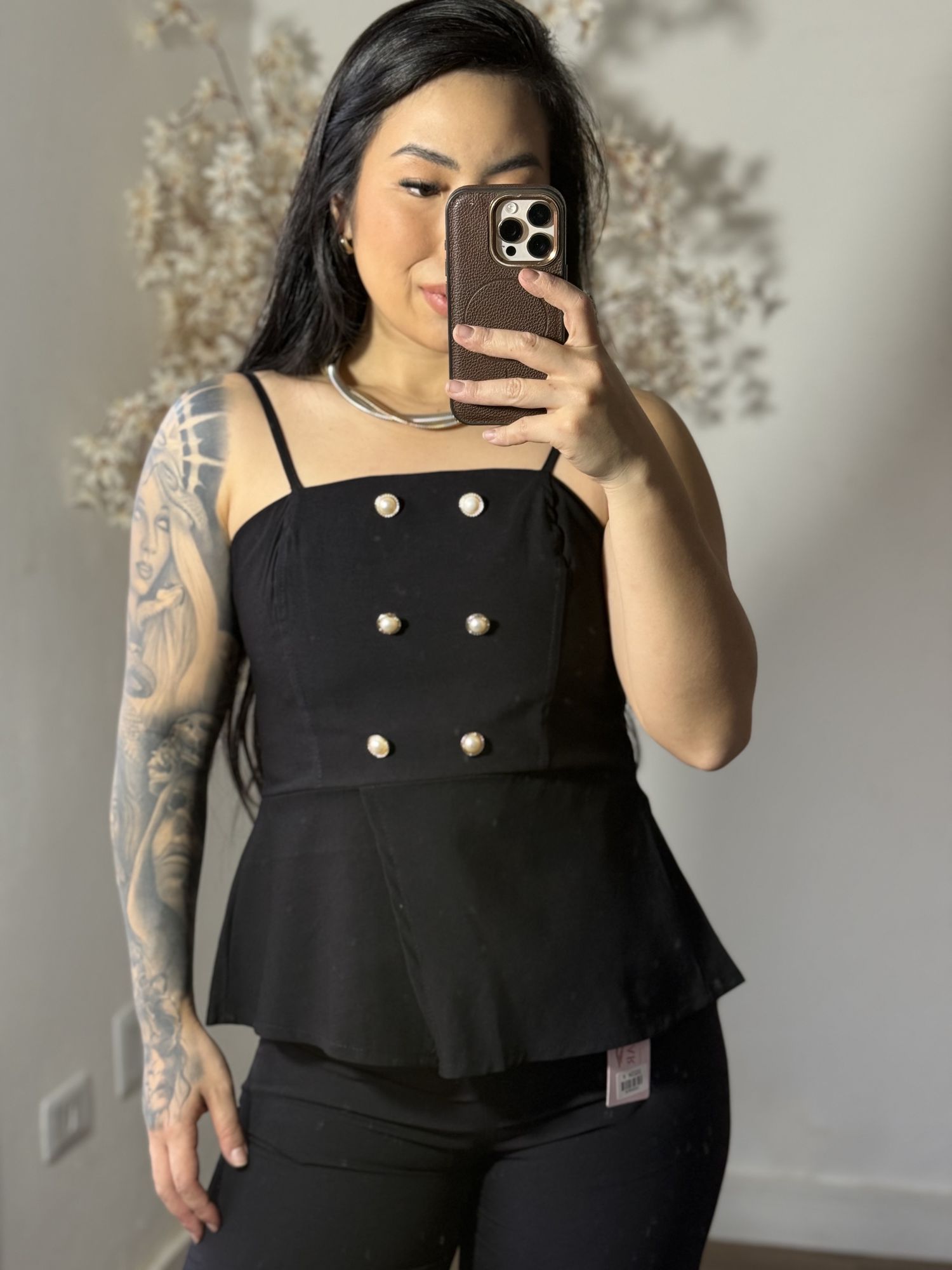 Conjunto Calça Tyna 1023 - Preto C030