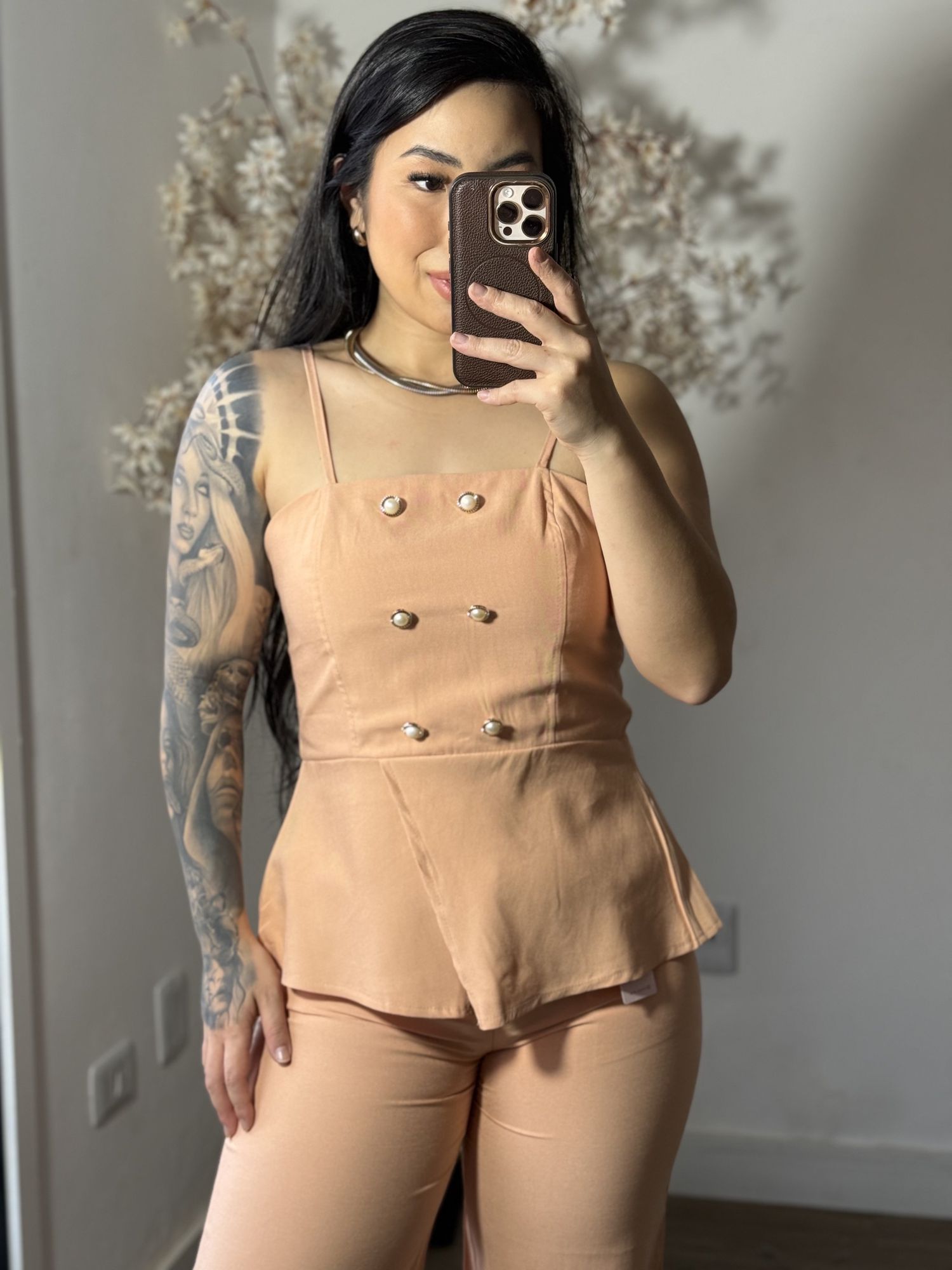 Conjunto Calça Tyna 1023 - Nude C030