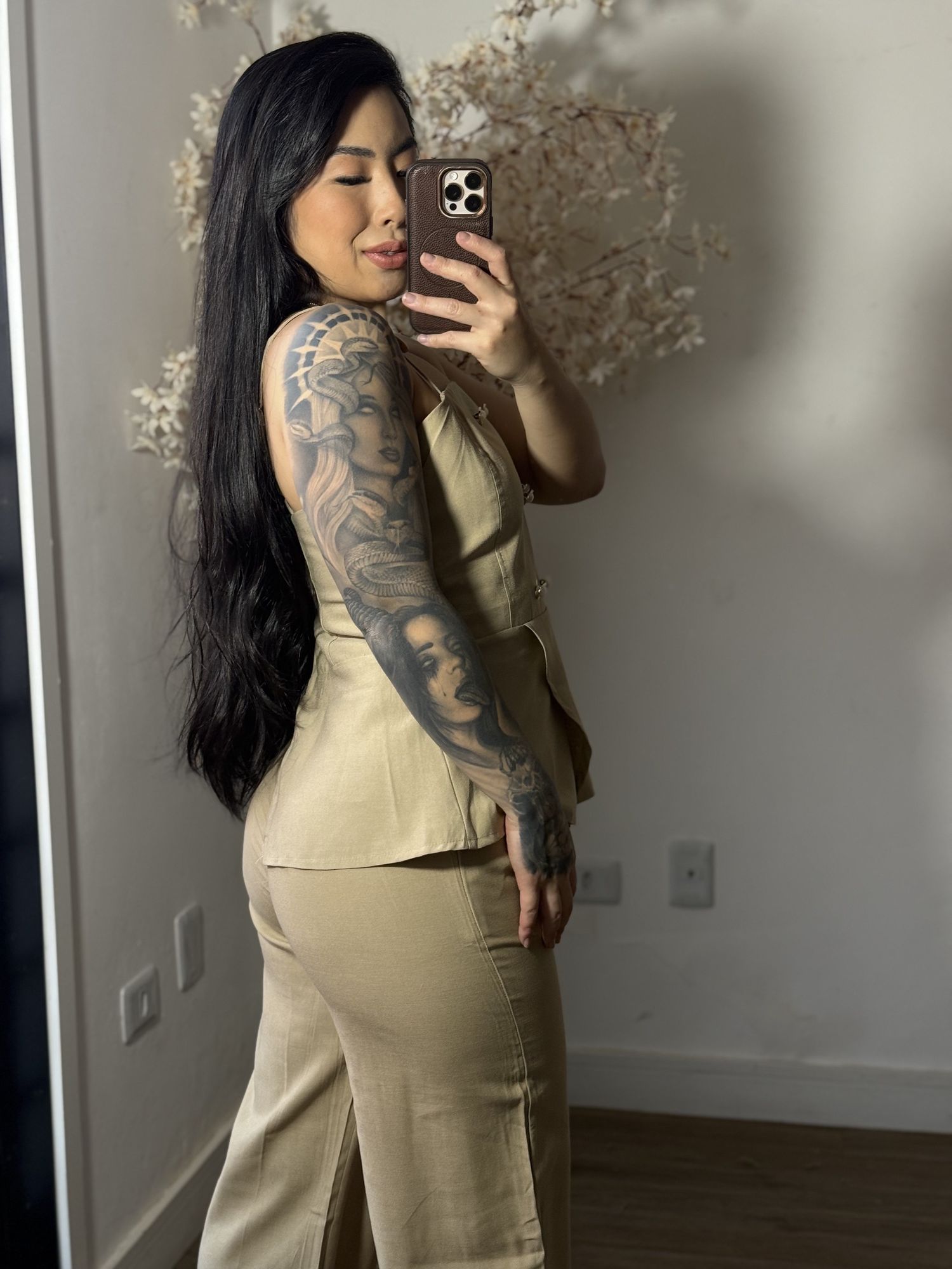 Conjunto Calça Tyna 1023 - Bege C030