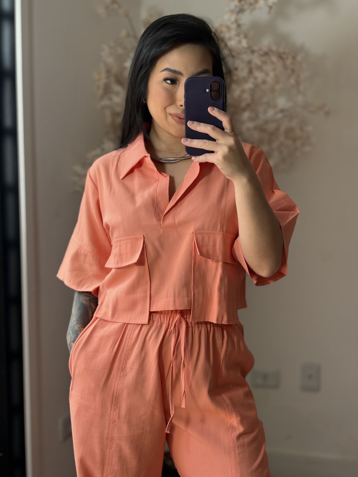 Conjunto Kyra - Salmão C027