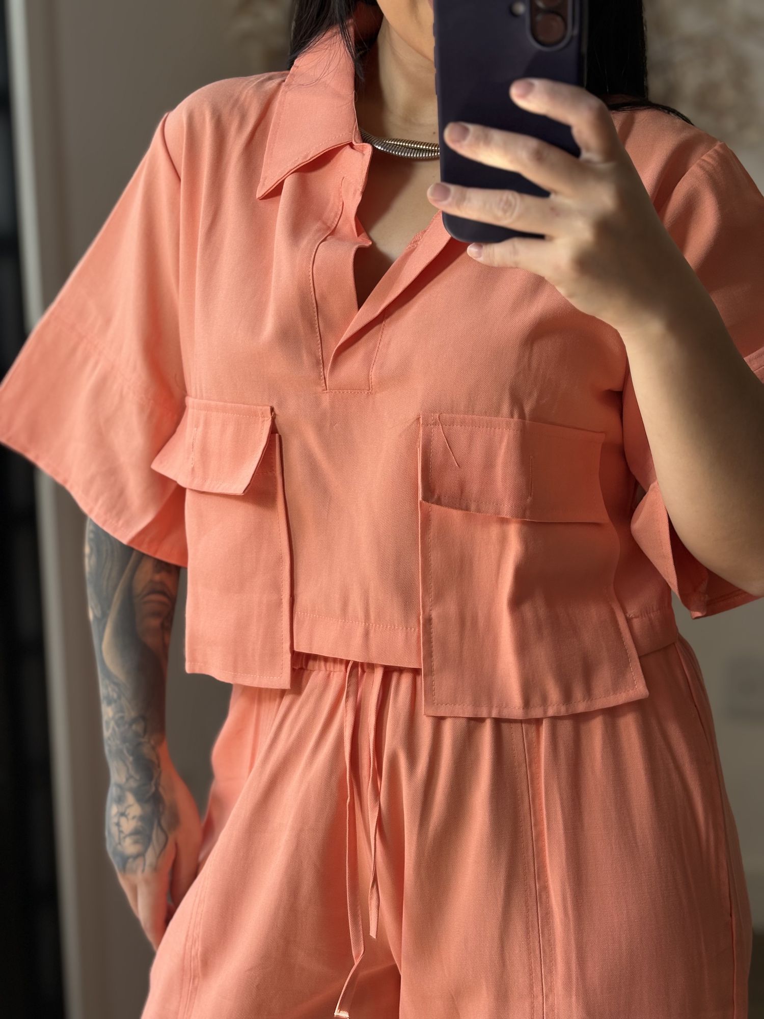 Conjunto Kyra - Salmão C027