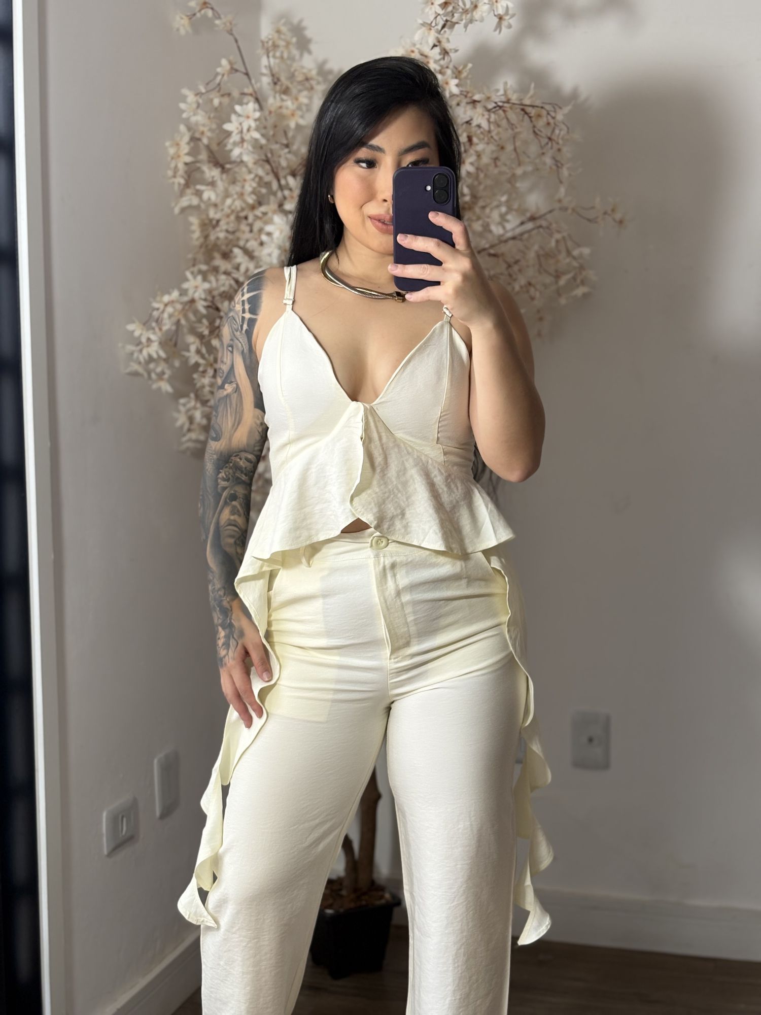 Conjunto Calça Roseli 366 - OFF 