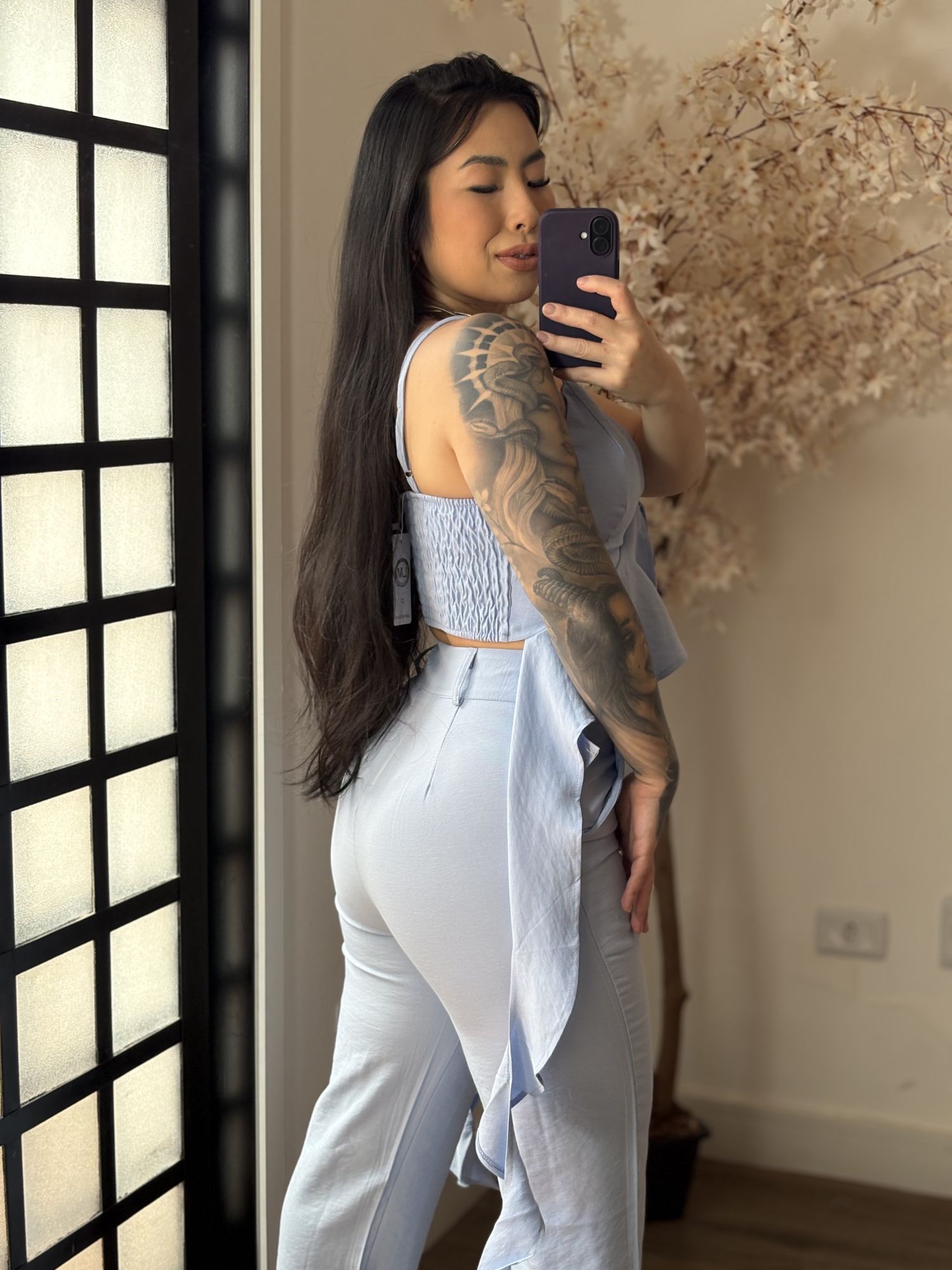 Conjunto Calça Roseli 366- Azul 