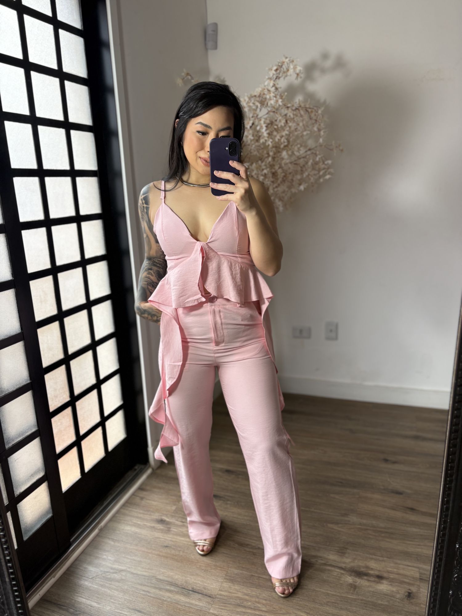 Conjunto Calça Roseli 366 - Rosa 