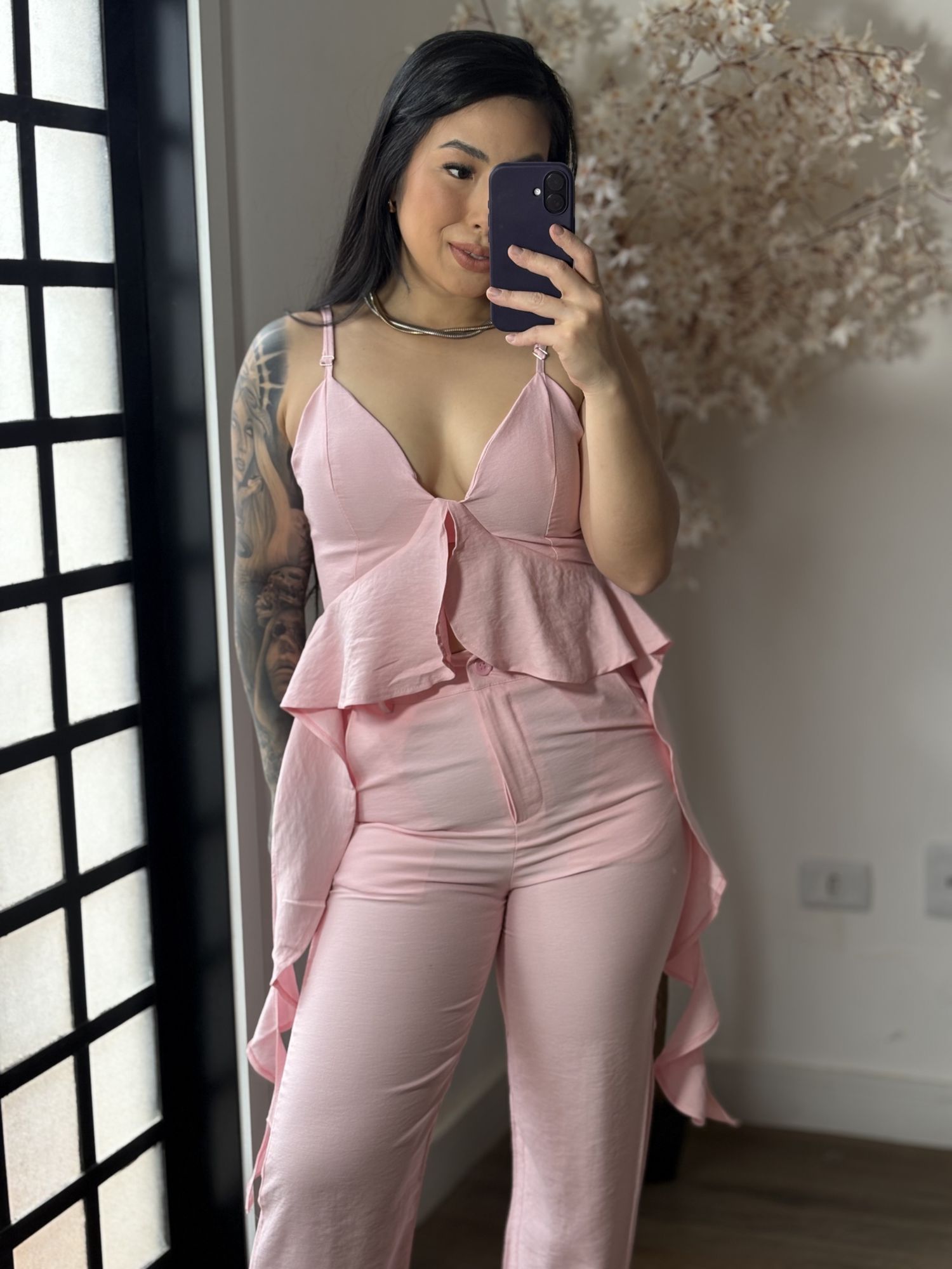 Conjunto Calça Roseli 366 - Rosa 