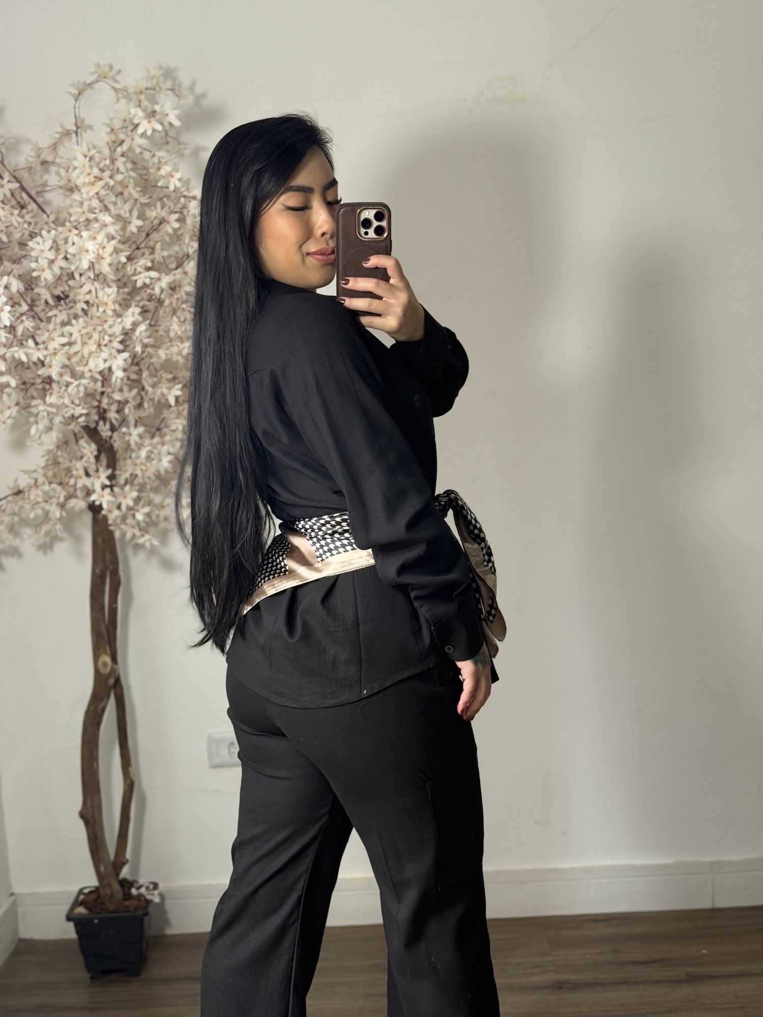 Conjunto Linho Kalina LV3386 - Preto C021