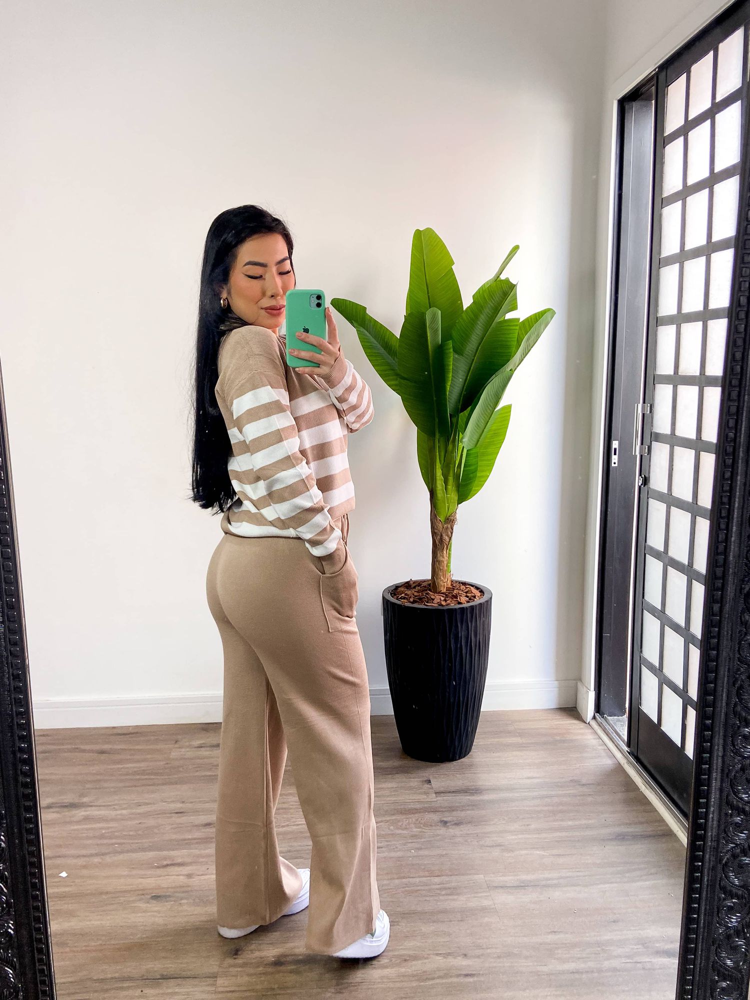 Calça Pantalona Cecília OY895 - Bege