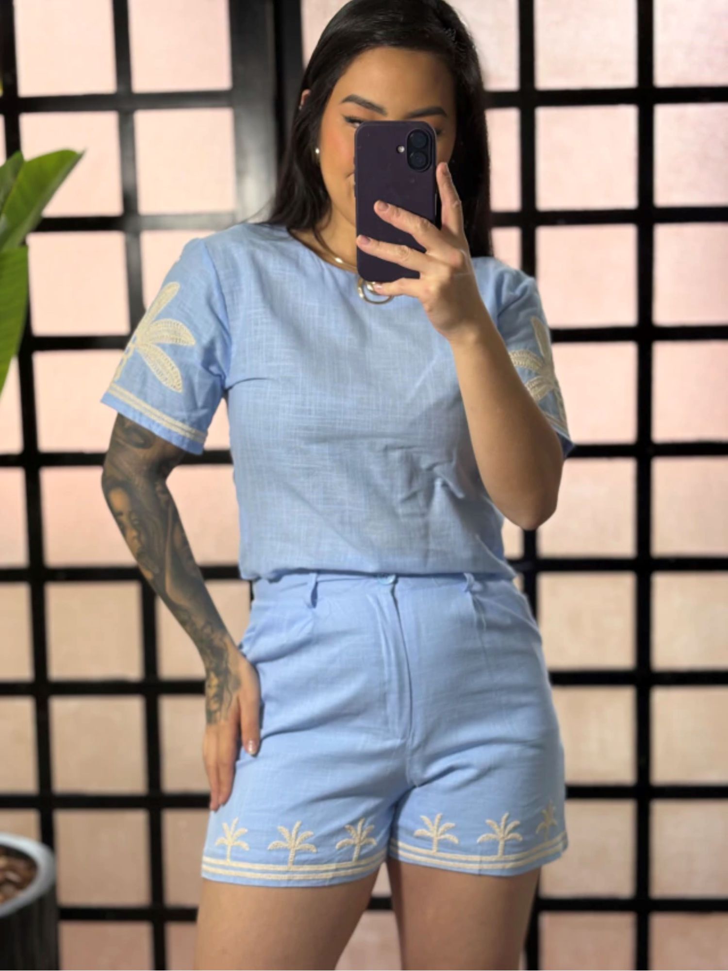 Conjunto estrela 8313 - azul 