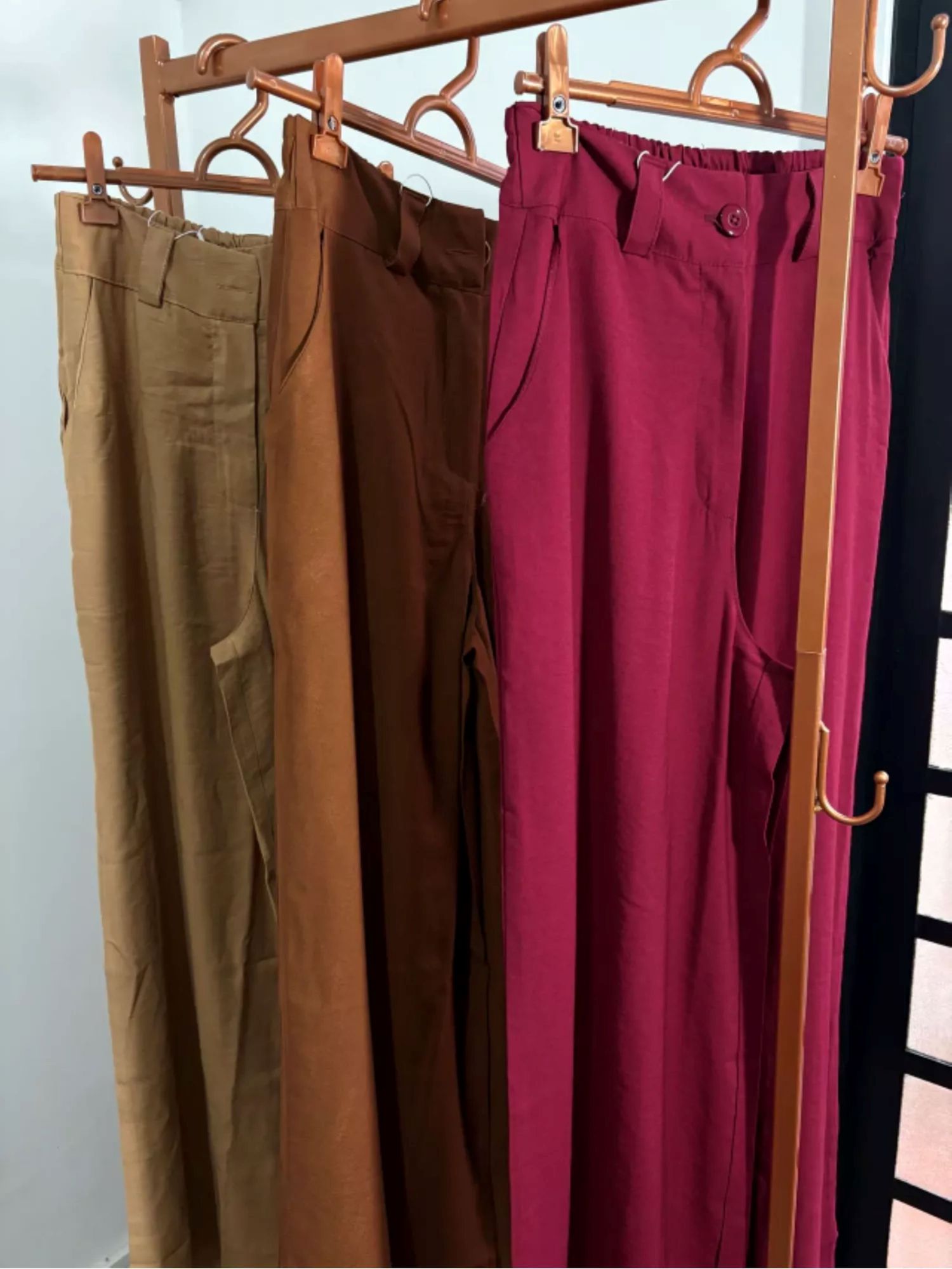 calça pantalona marrante Luisa 79- Marrom