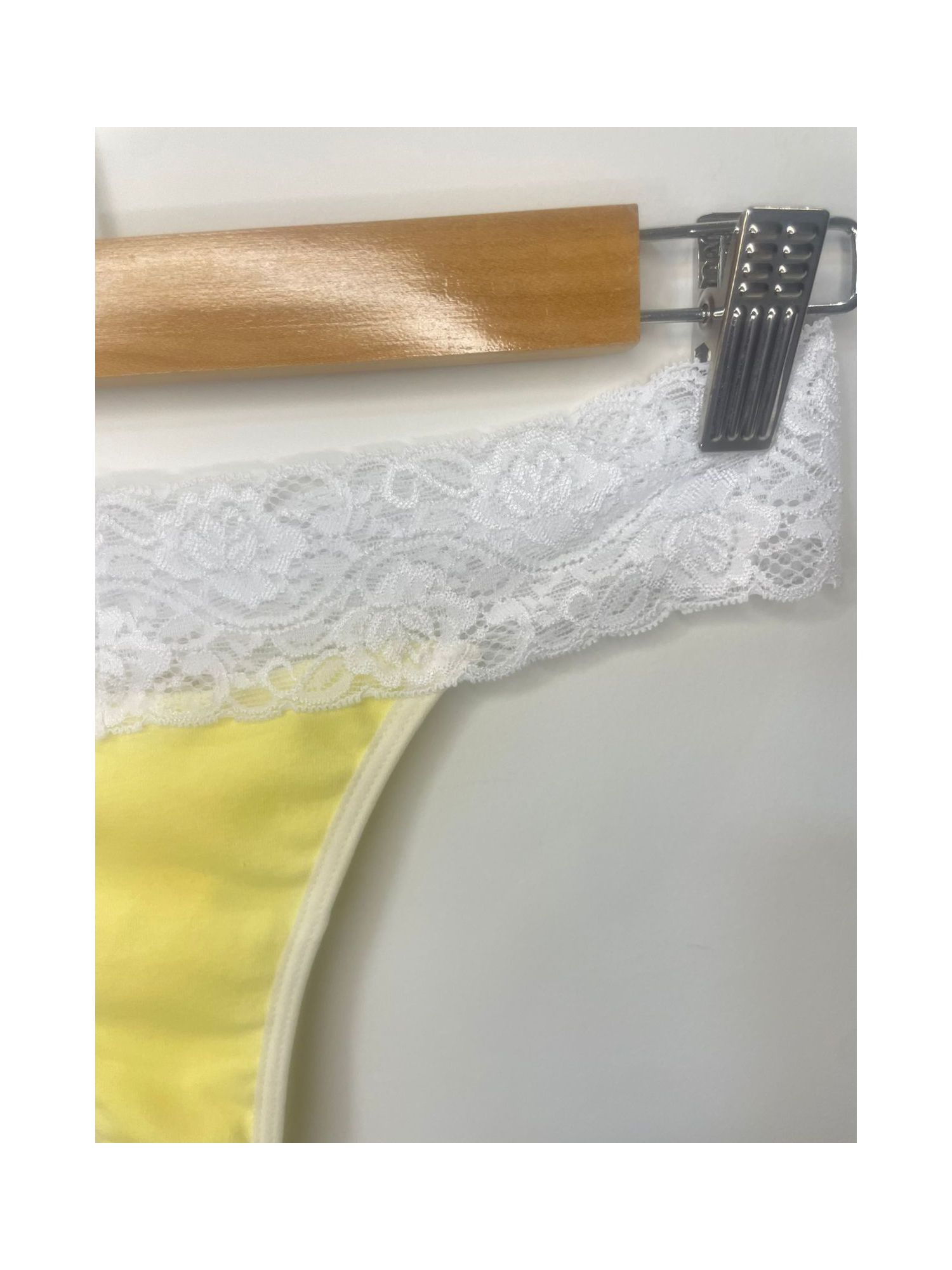 Calcinha Fio Dental Duplo - Amarela