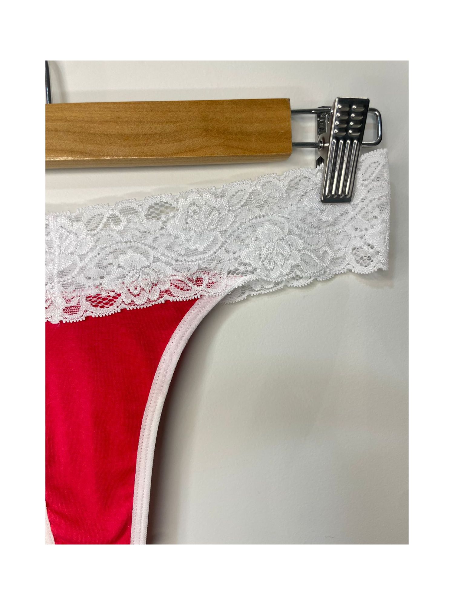 Calcinha Fio Dental Duplo - Vermelho