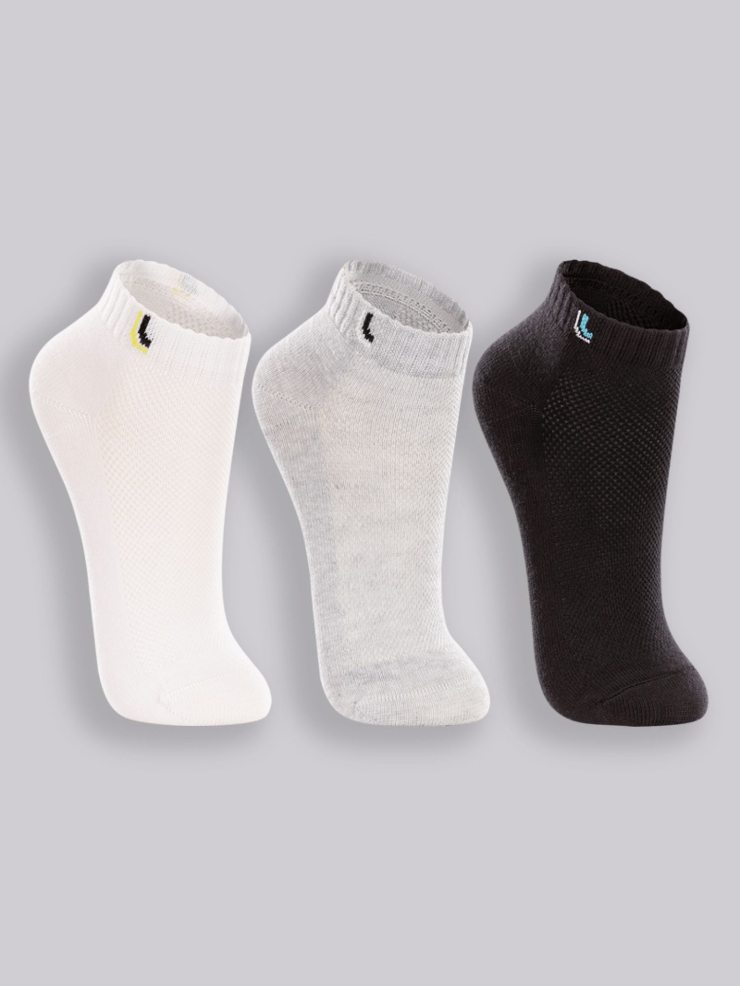 Kit Com 3 Pares De Meia Infantil Cano Curto Lupo Sport 30/36
