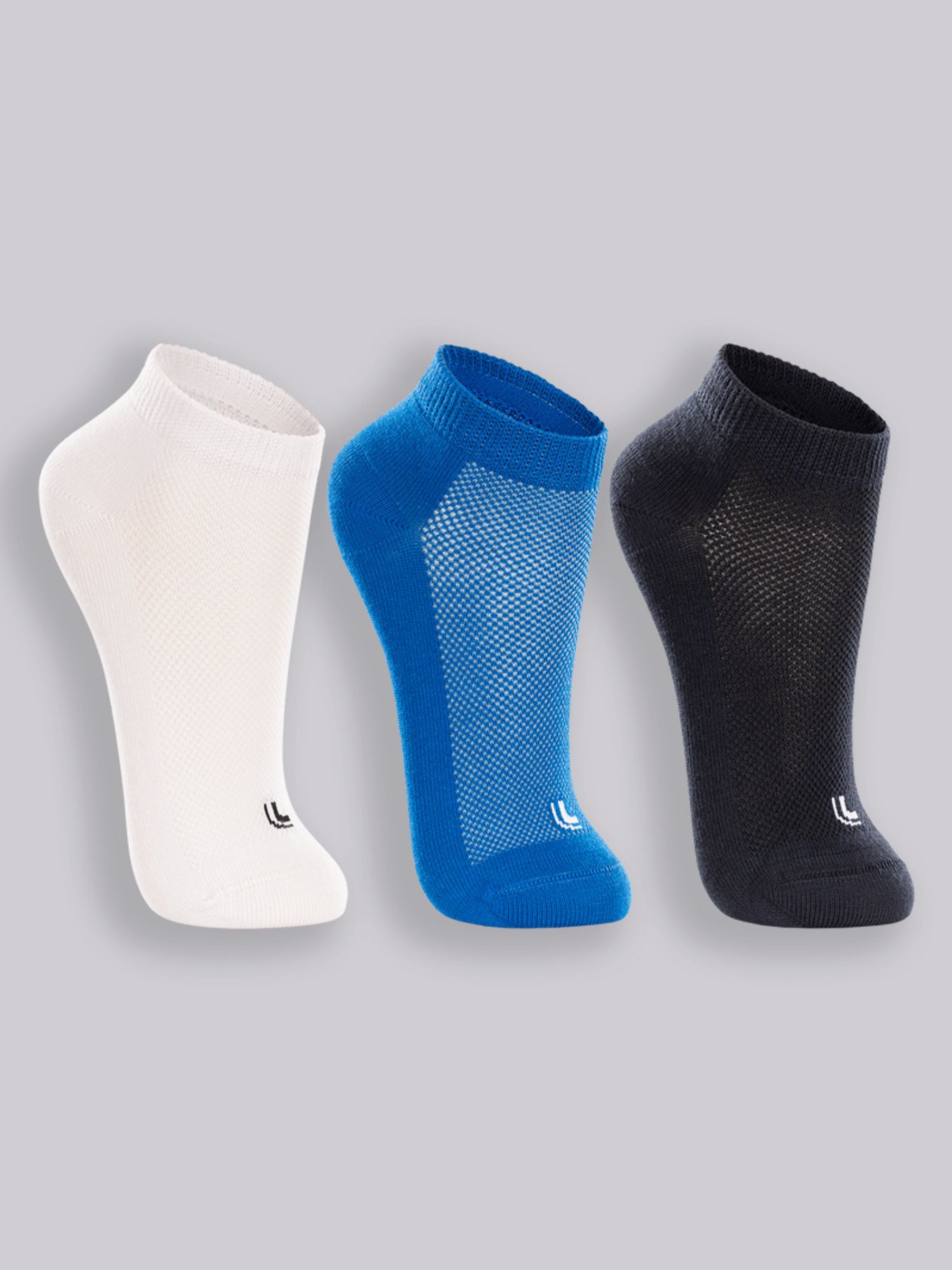 Kit Com 3 Pares De Meia Infantil Cano Curto Lupo Sport 24/29