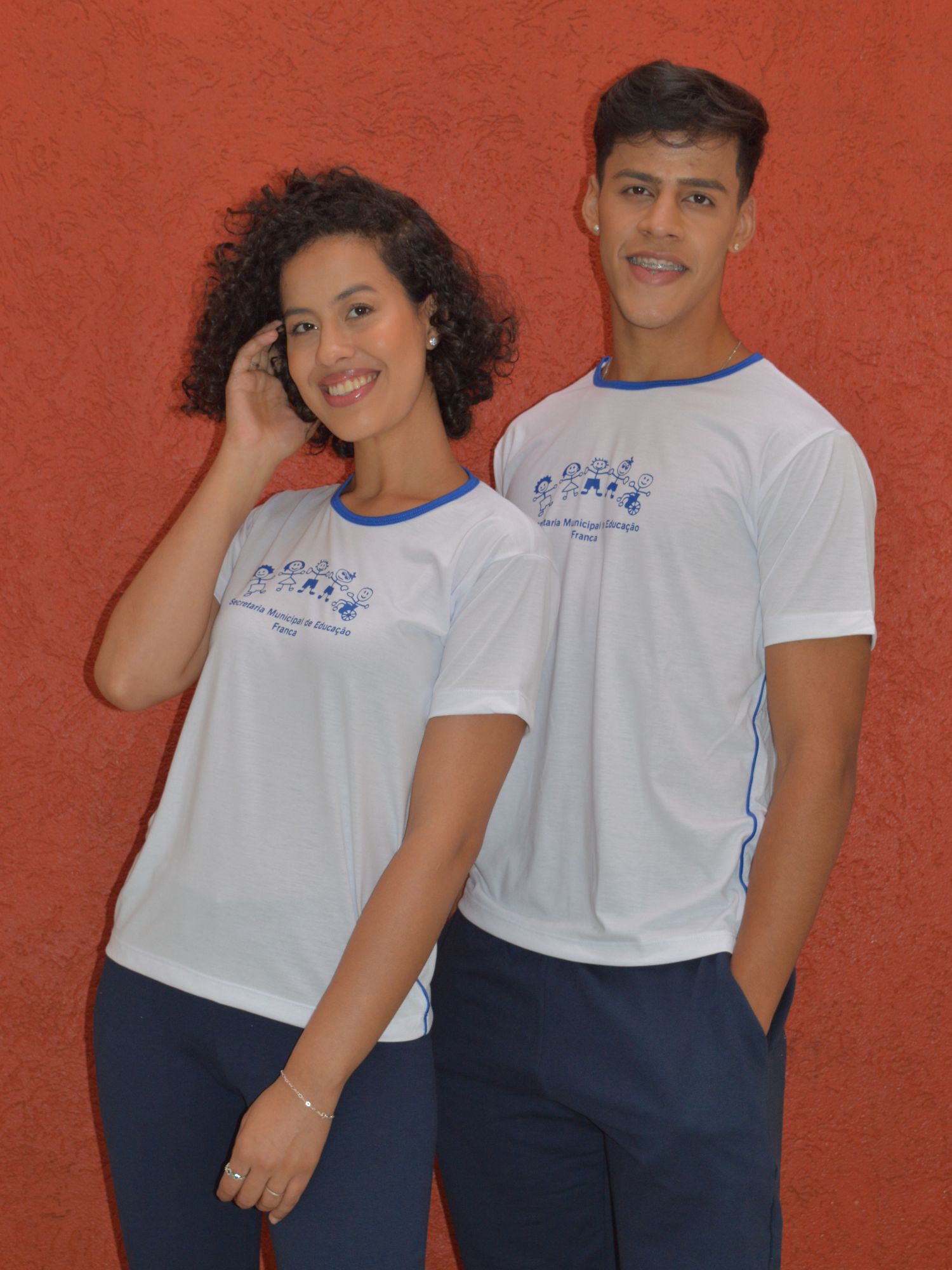 Uniforme Escola Municipal de Franca-SP/manga curta - 12 ao 16