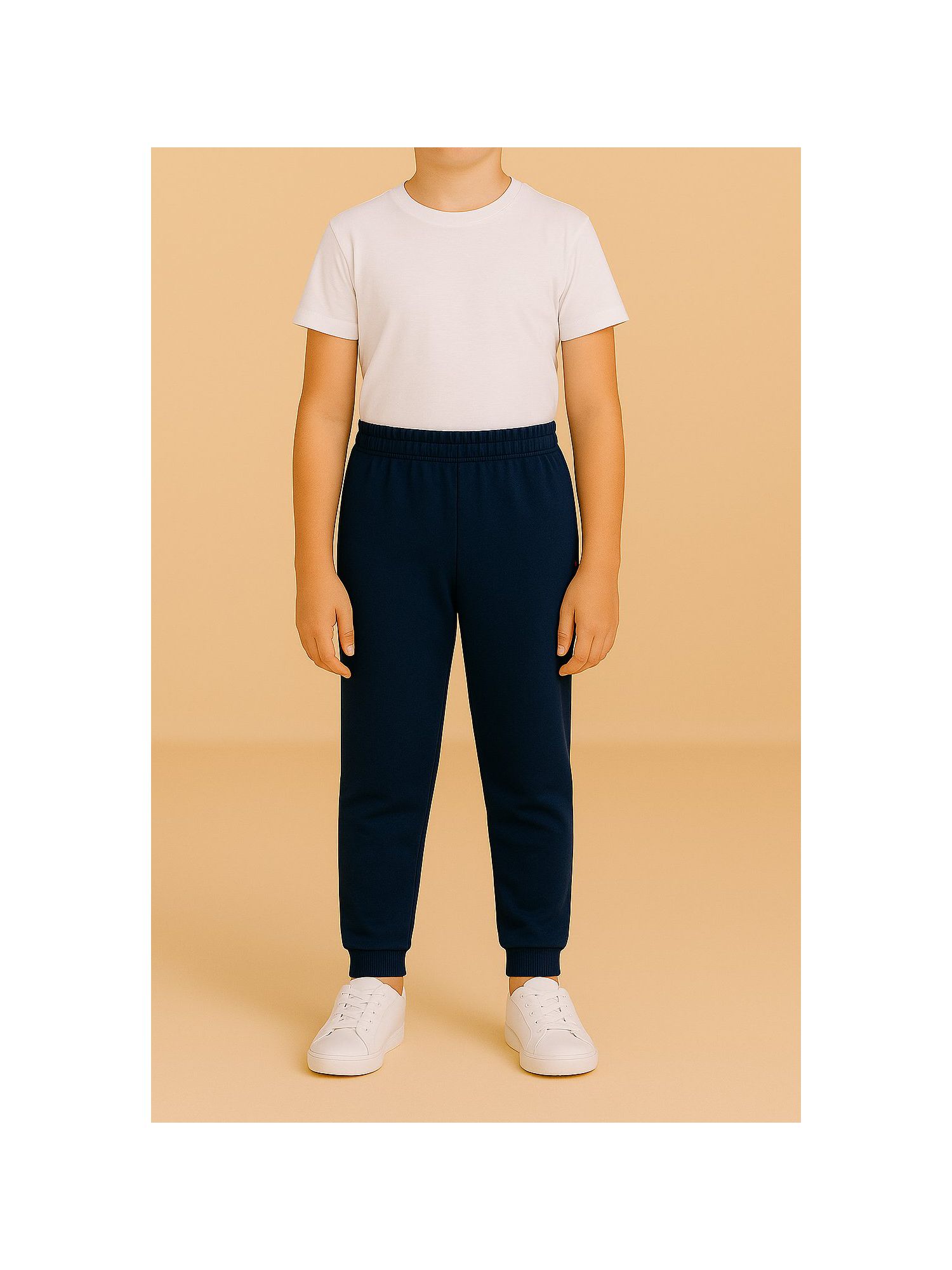 Calça de moletom Soletex unissex azul marinho 4 ao 8 