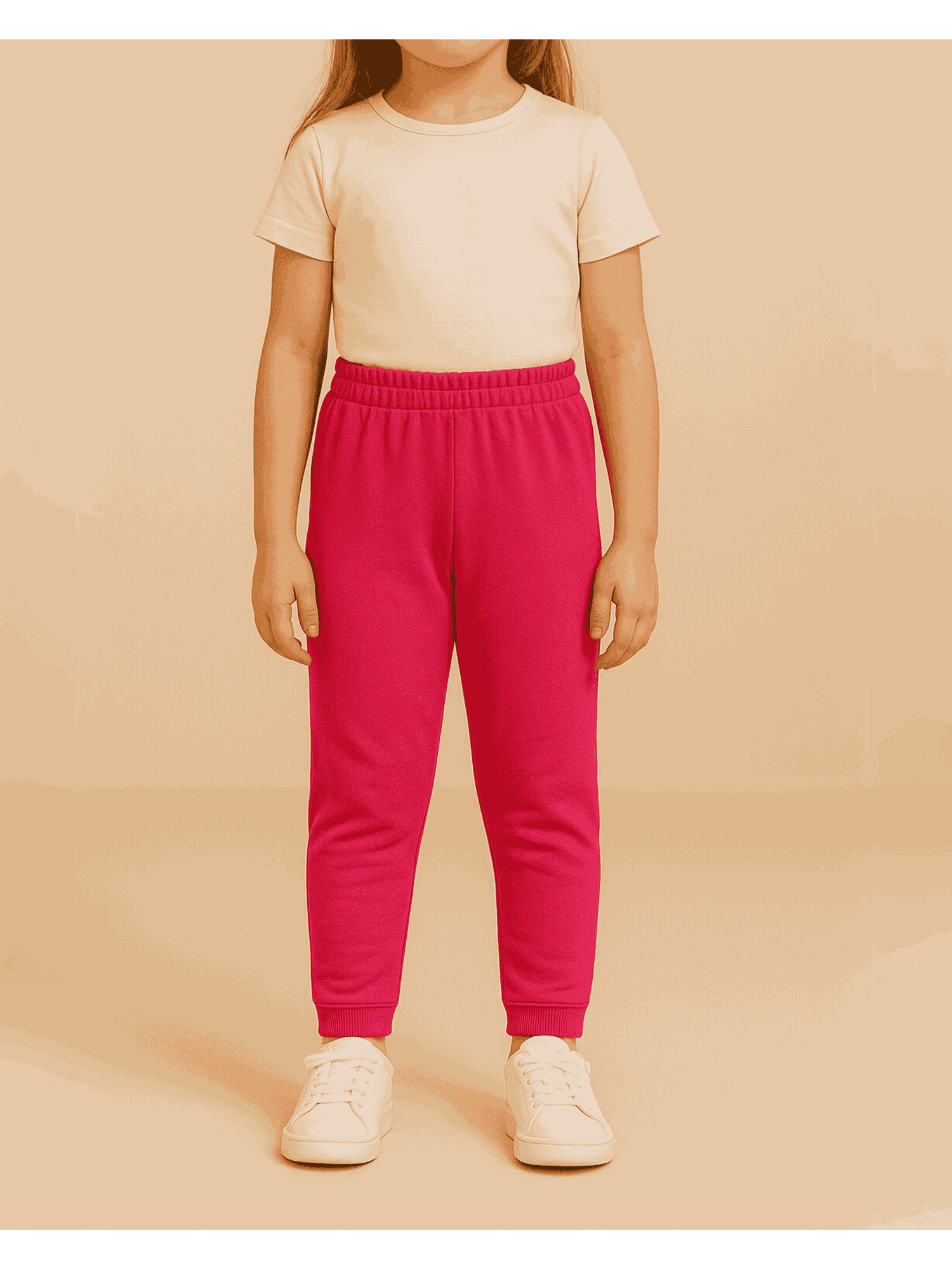 Calça moletom infantil Soletex feminina fúcsia 1 ao 3 