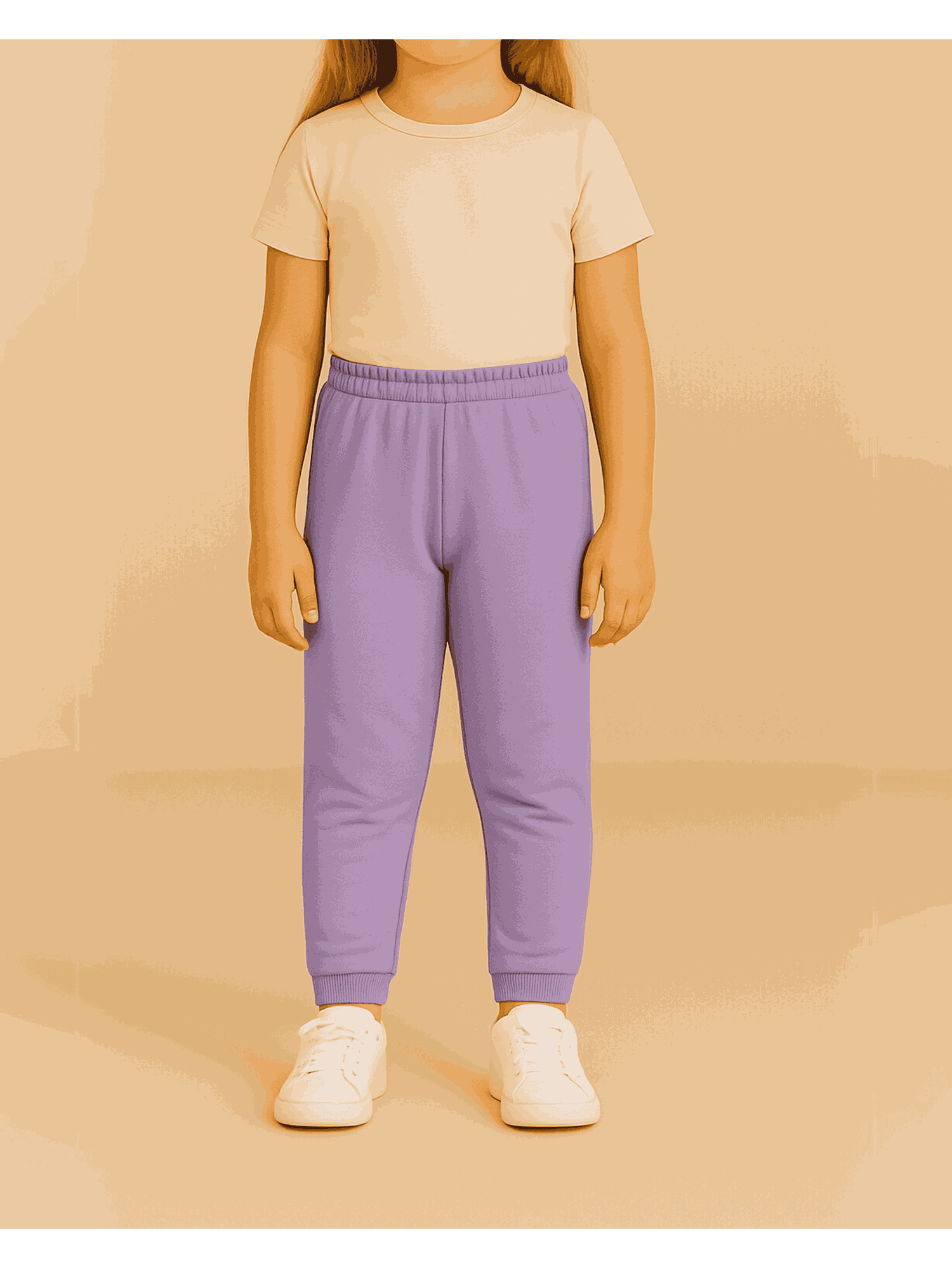 Calça moletom infantil Soletex feminina lilás 1 ao 3 
