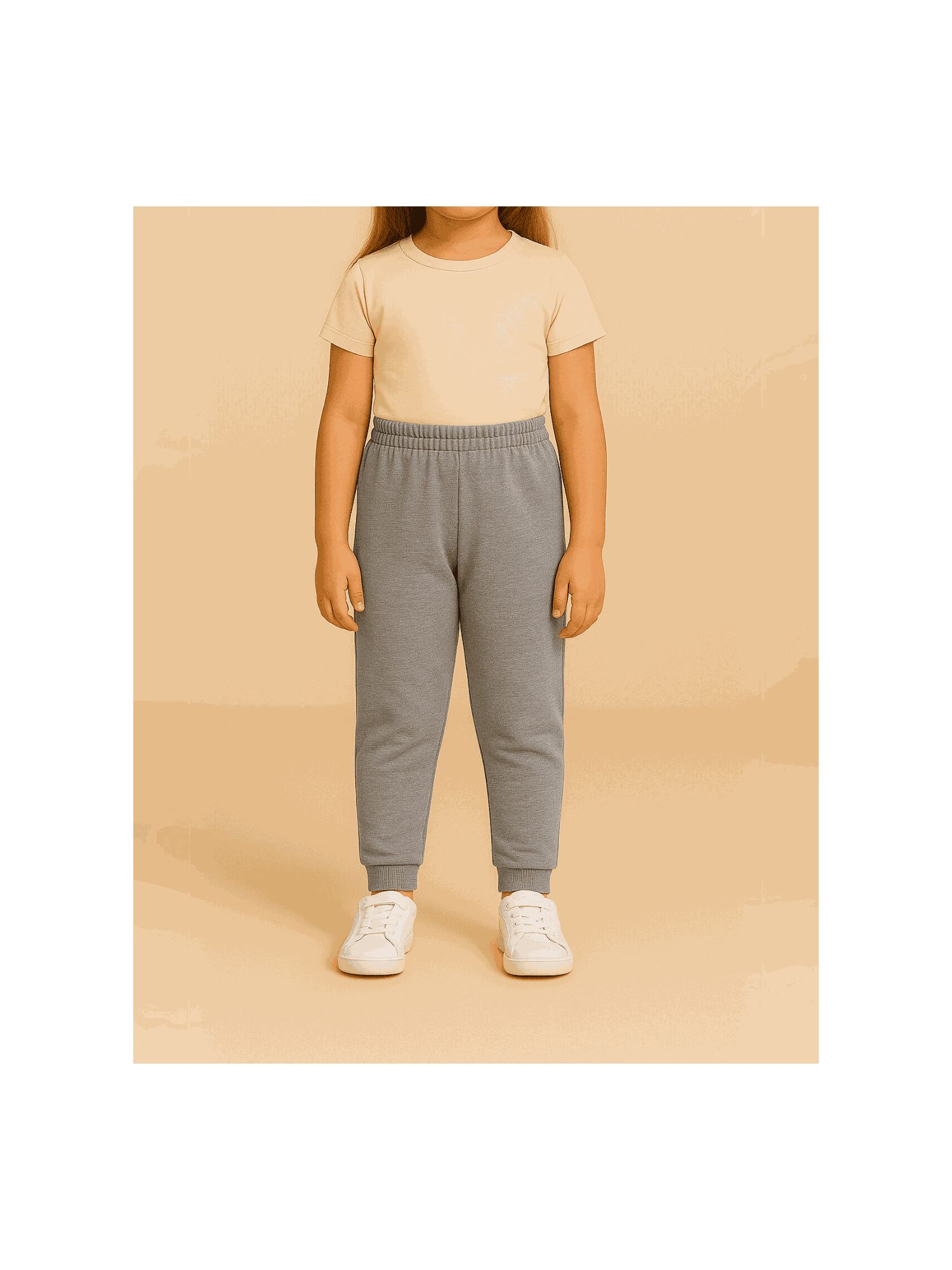 Calça moletom infantil Soletex feminina mescla 1 ao 3 