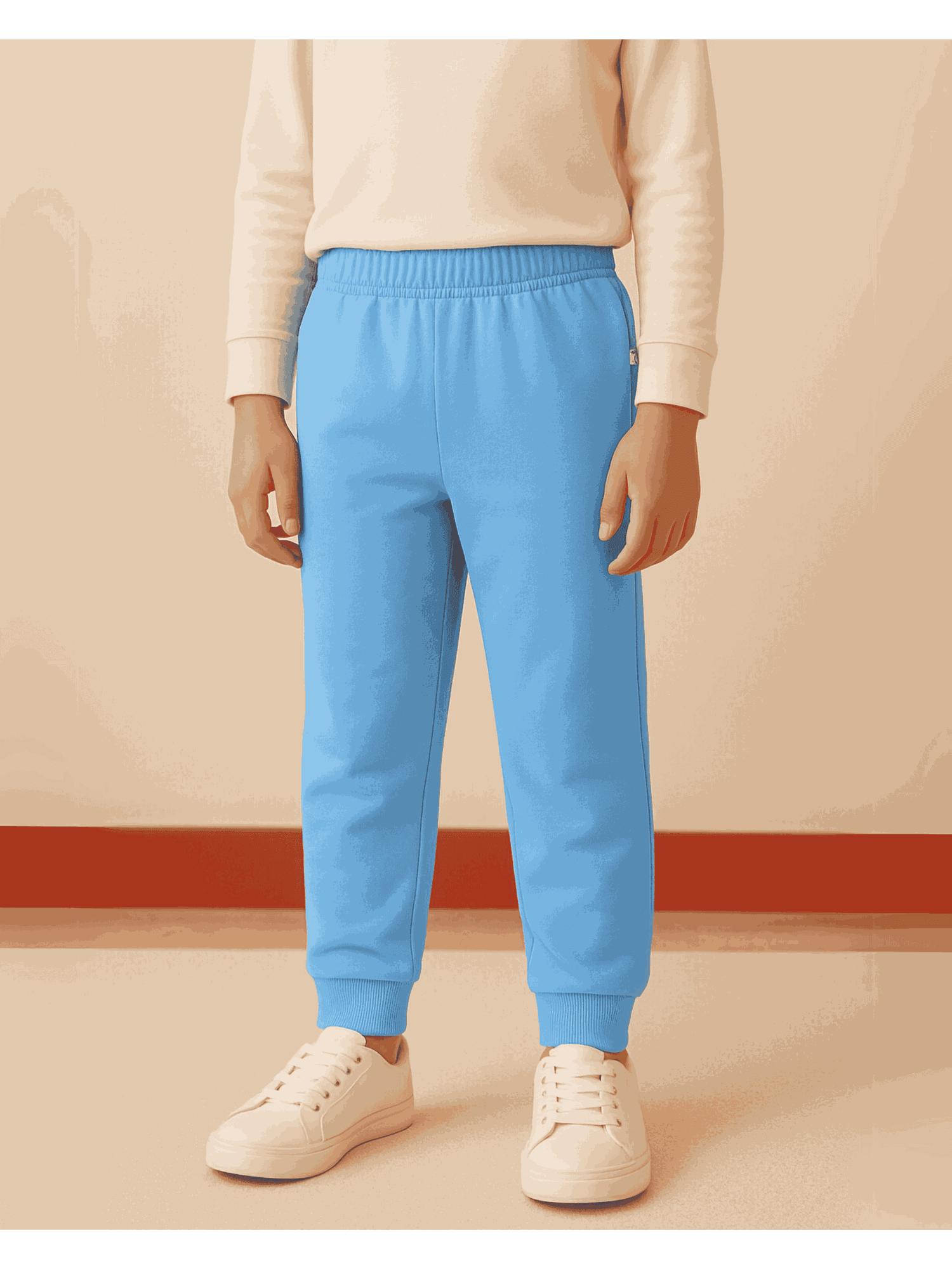 Calça de moletom Soletex infantil unissex Azul Claro 1 ao 3 