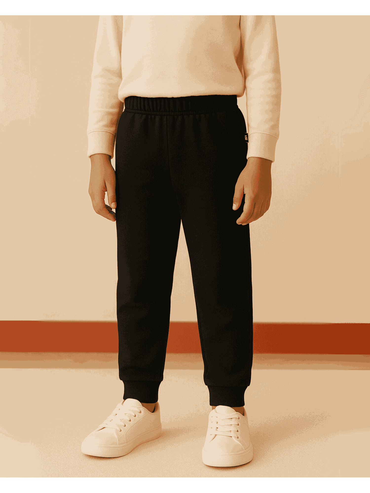 Calça de moletom Soletex infantil unissex Preto 1 ao 3 