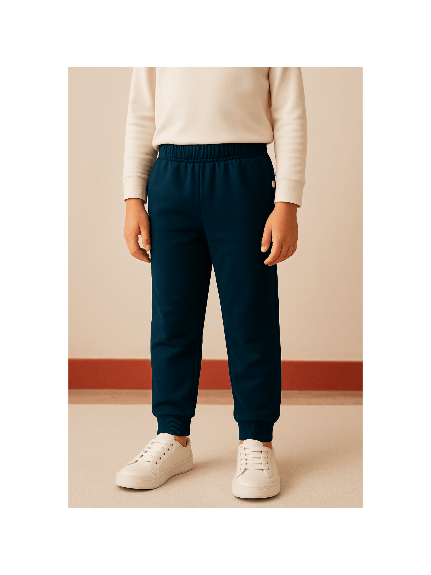 Calça de moletom Soletex infantil unissex Azul Marinho 1 ao 3