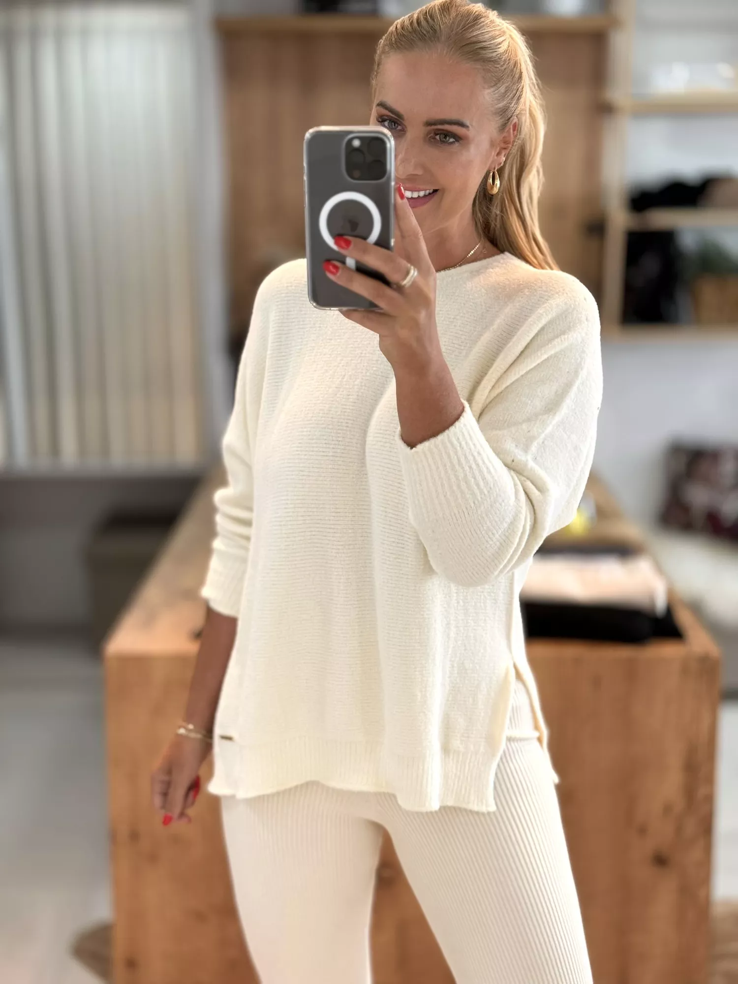 Blusa Fio Nuvem Off White 0706