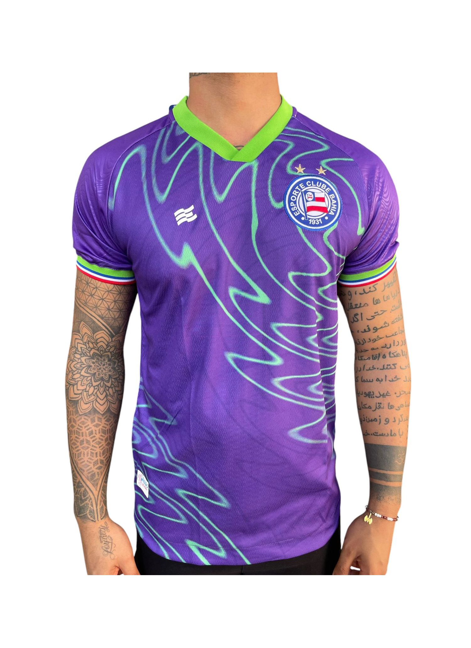 Camisa Masculina Goleiro 3 2024 Sem Patrocinio Bah... - LOJA DO BAHIA 