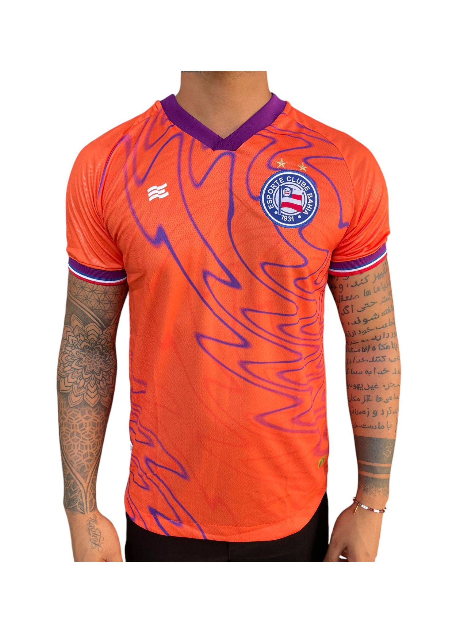 Camisa Masculina Goleiro 2 2024 Sem Patrocinio Lar... - LOJA DO BAHIA 