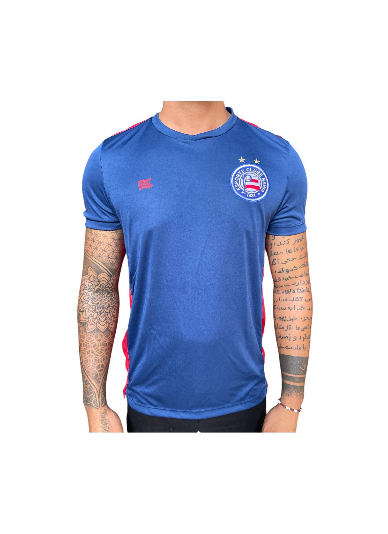 Camisa Concentração Bahia Azul e Vermelha - LOJA DO BAHIA 