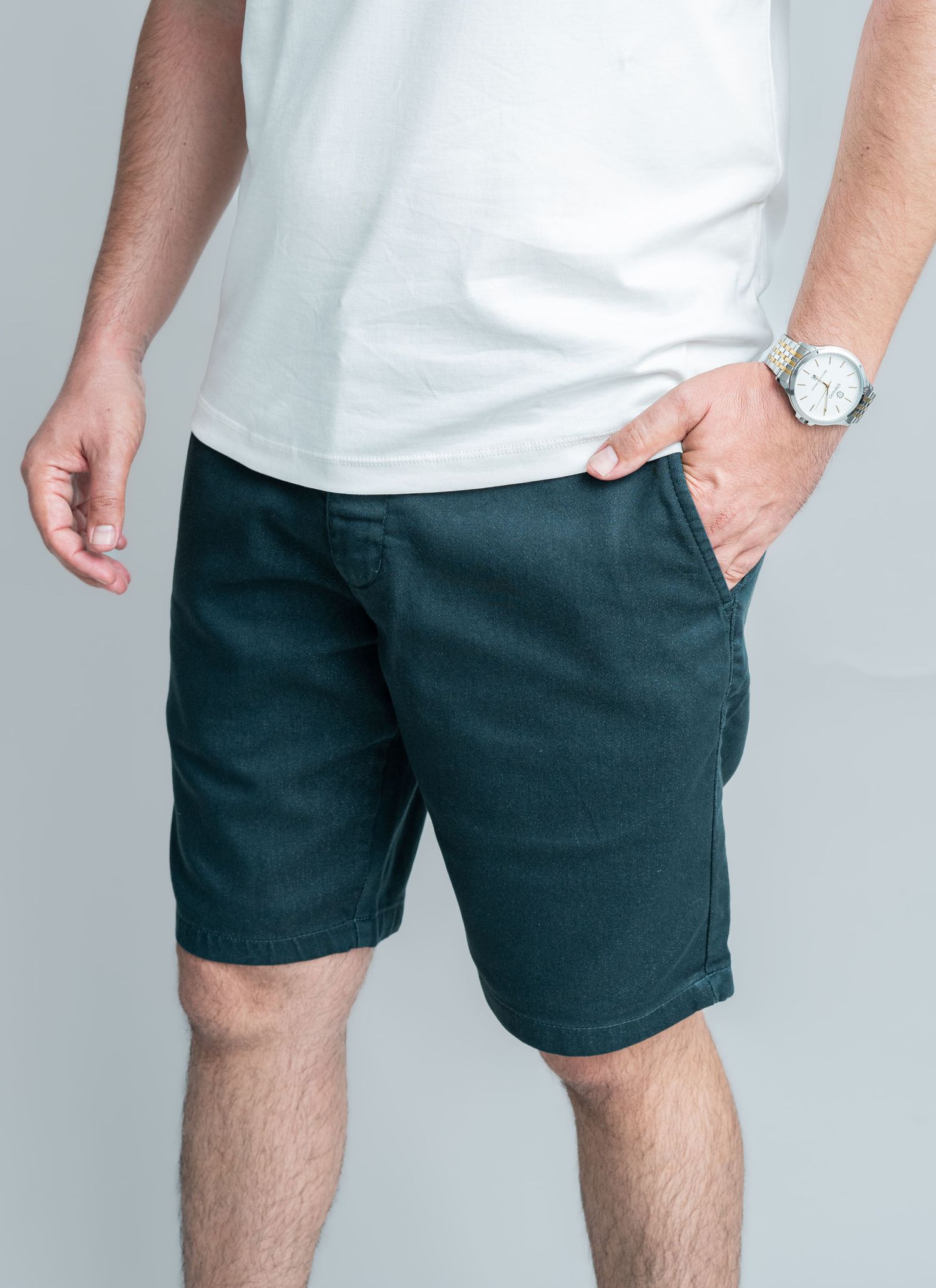 Bermuda Sarja Premium Stefano Verde 