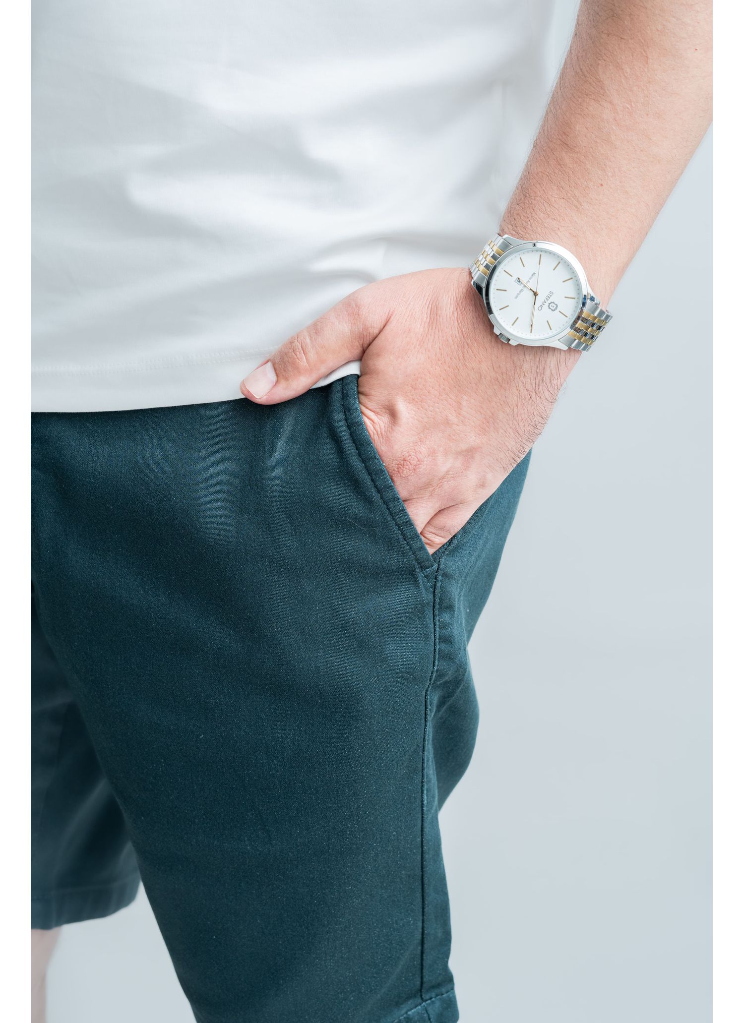 Bermuda Sarja Premium Stefano Verde 