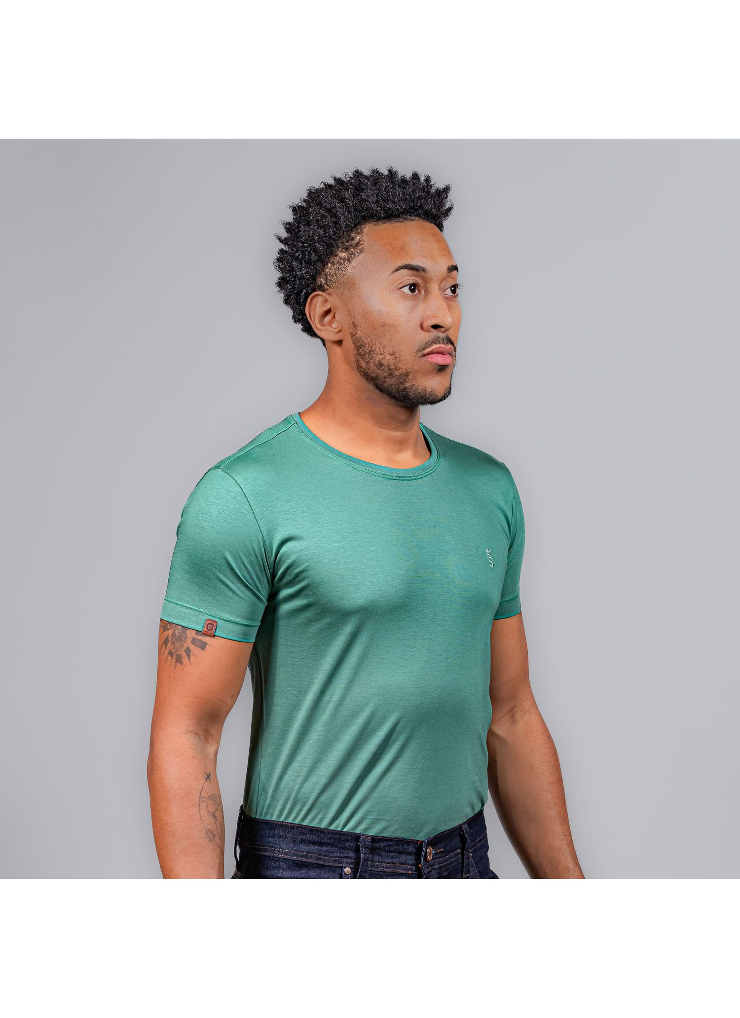 T-Shirt Pima Stefano Verde Claro