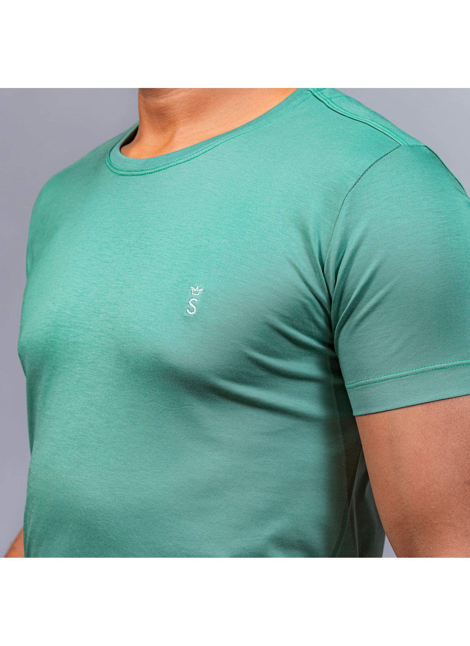 T-Shirt Pima Stefano Verde Claro