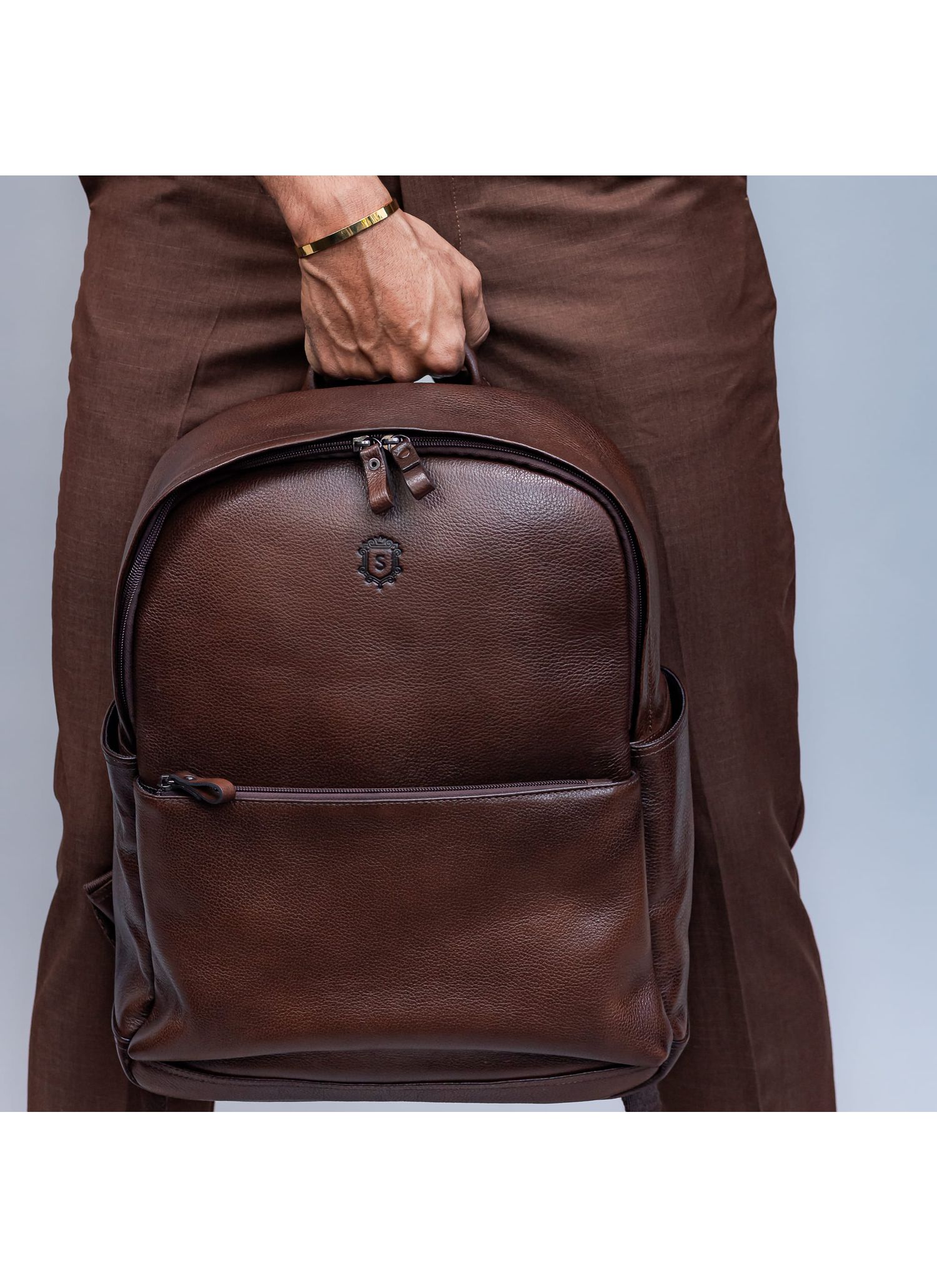 Mochila de Couro Cabernet Stef... - Stefano Store