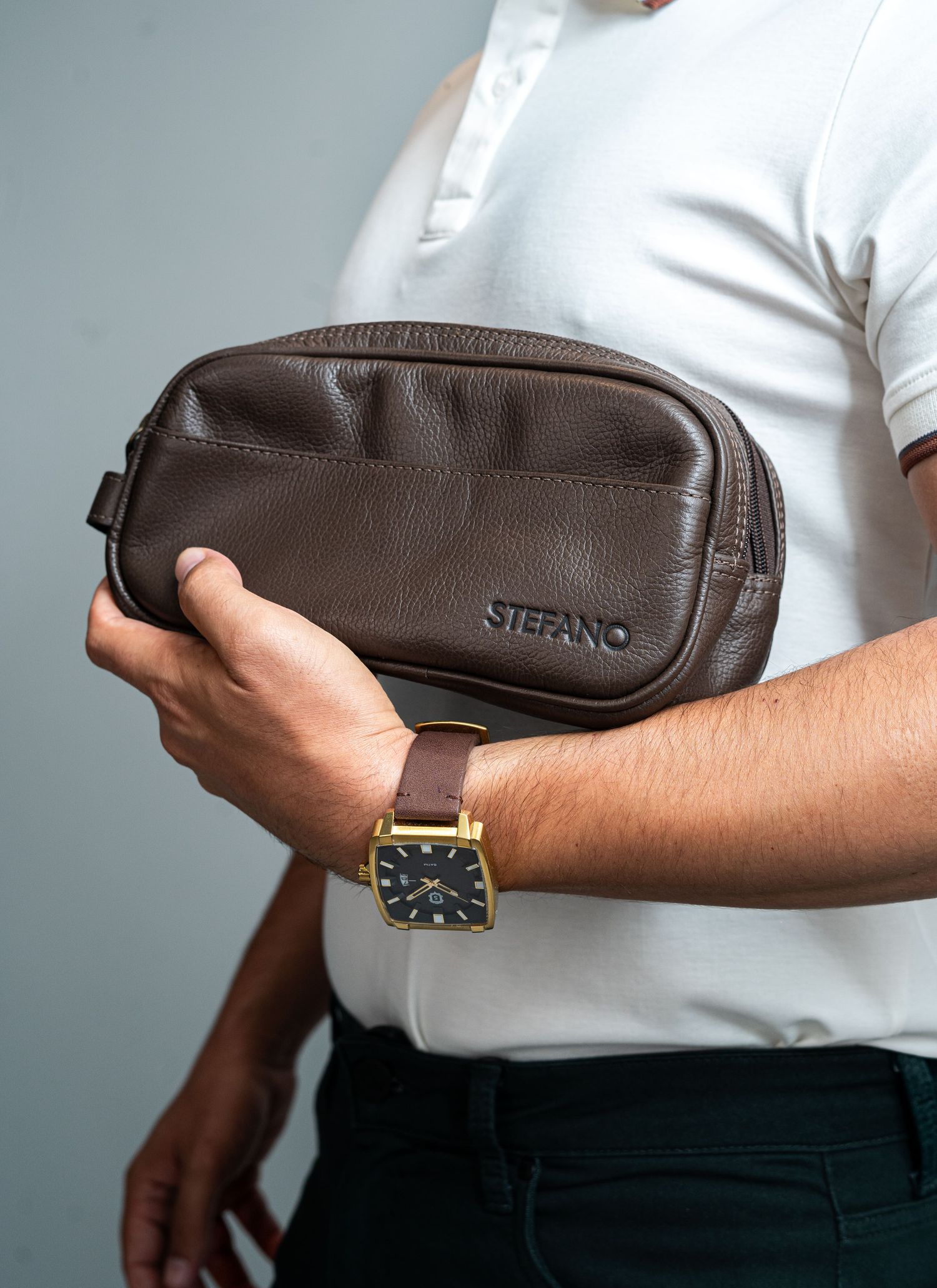 Necessaire Stefano Café Dupla