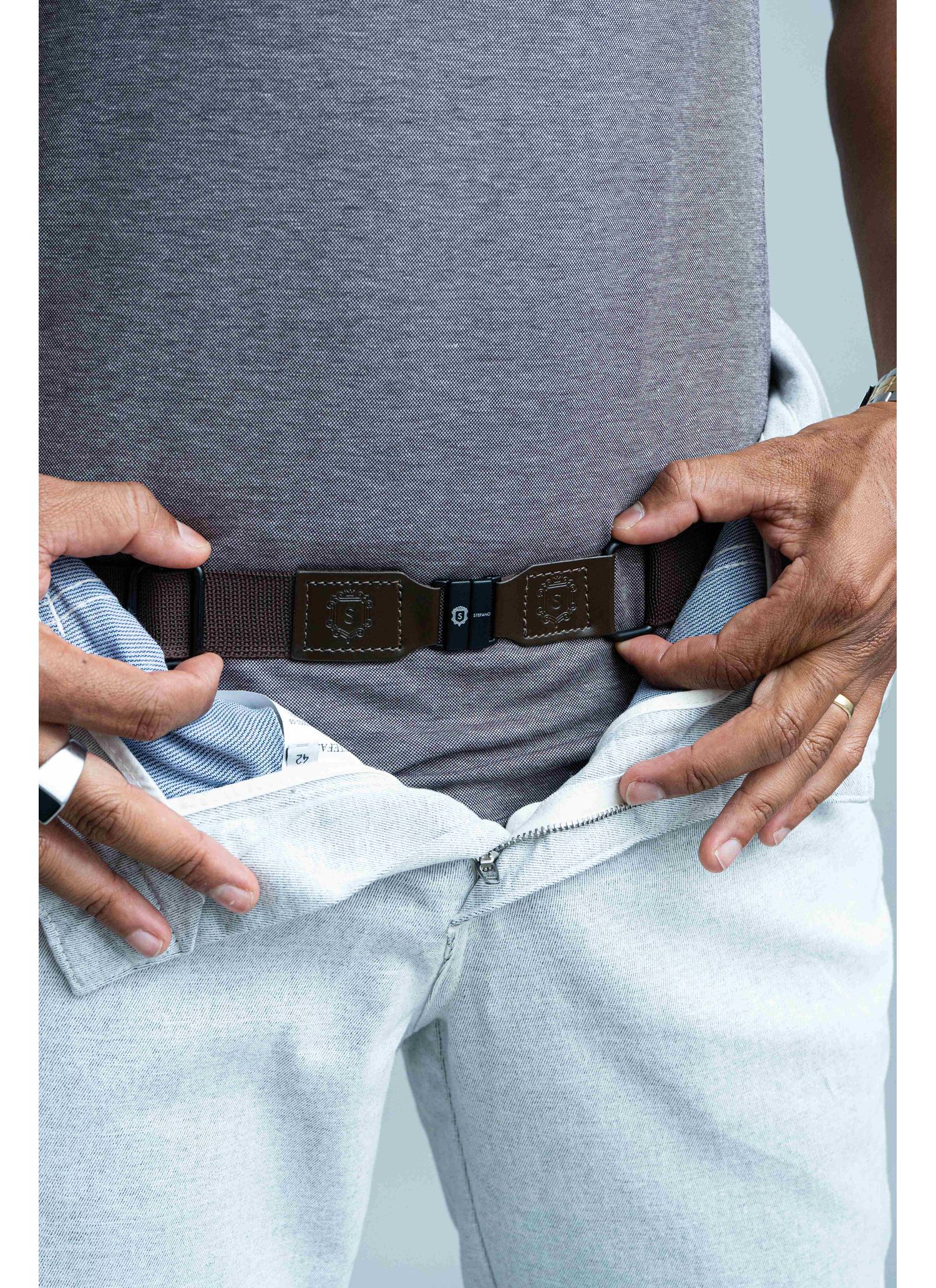 Trava Camisa Marrom Café Stefano 