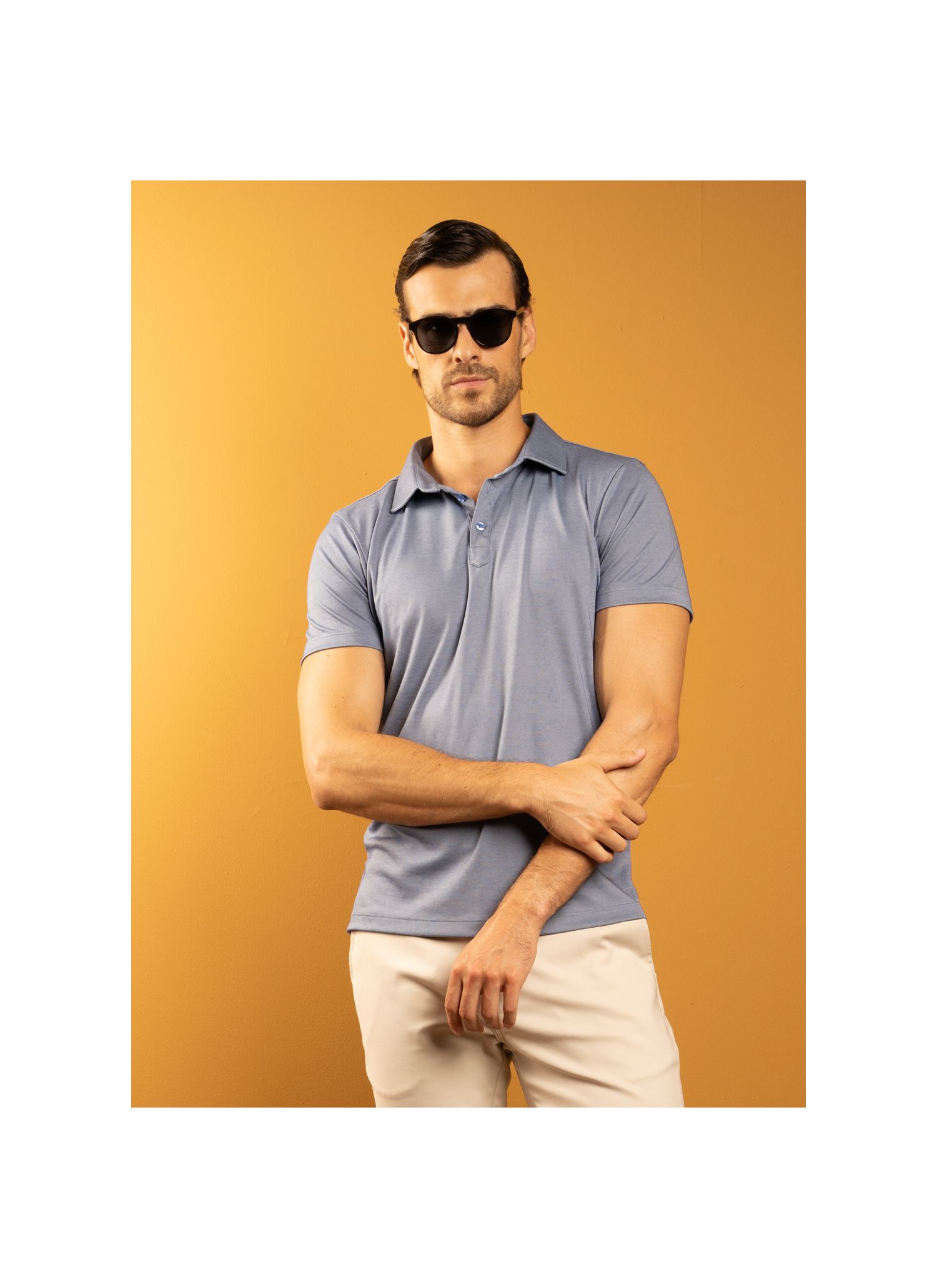 Polo Pima Tecnológica Stefano Azul Claro