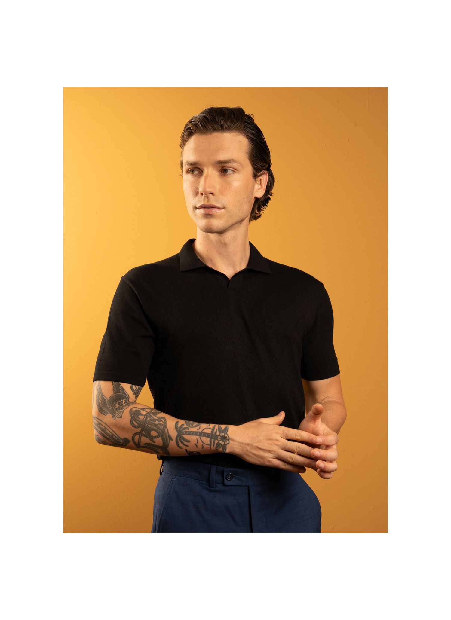 Polo Tricot Stefano Preta