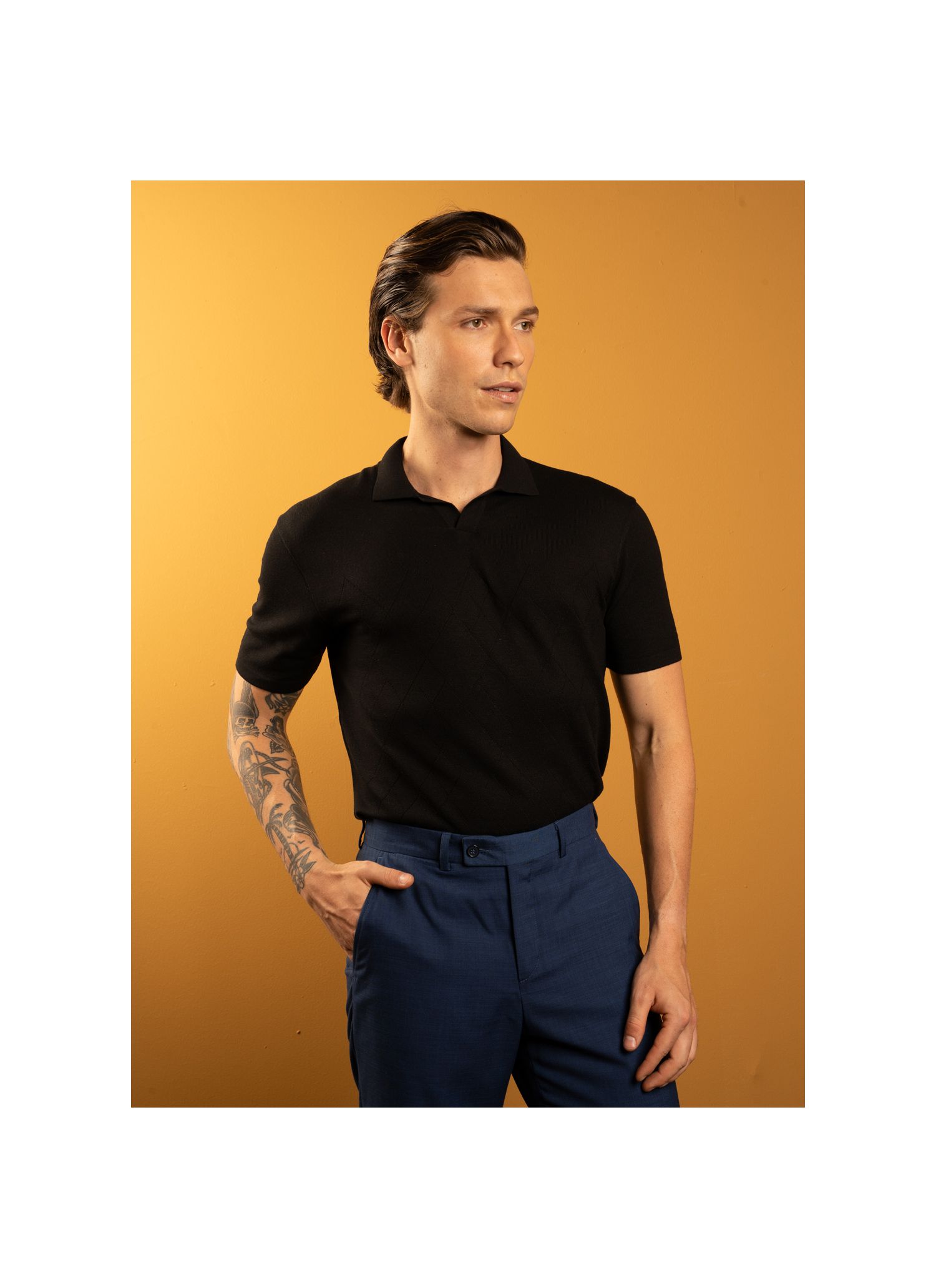 Polo Tricot Stefano Preta