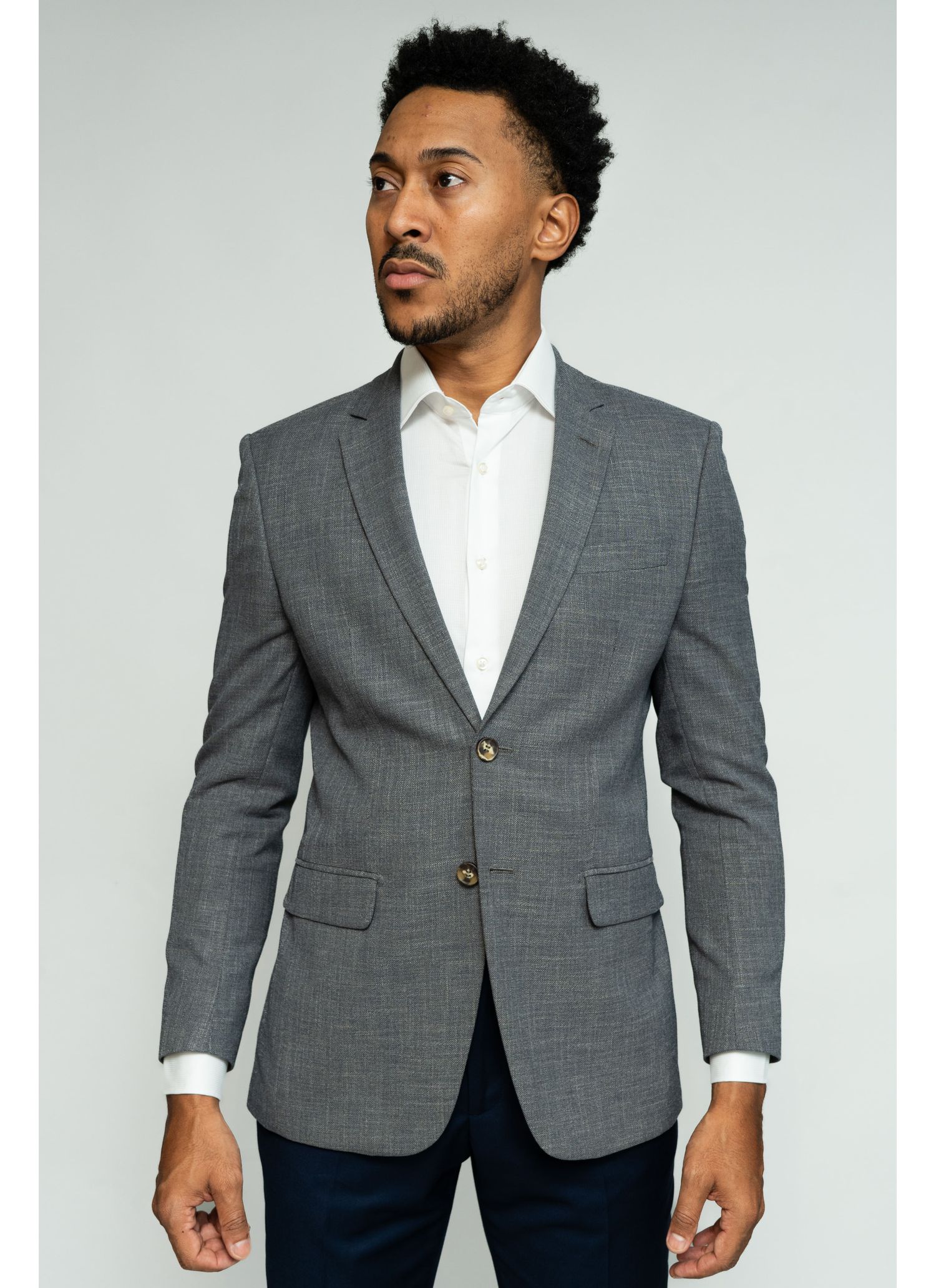 Blazer Stefano Cinza - Stefano Store