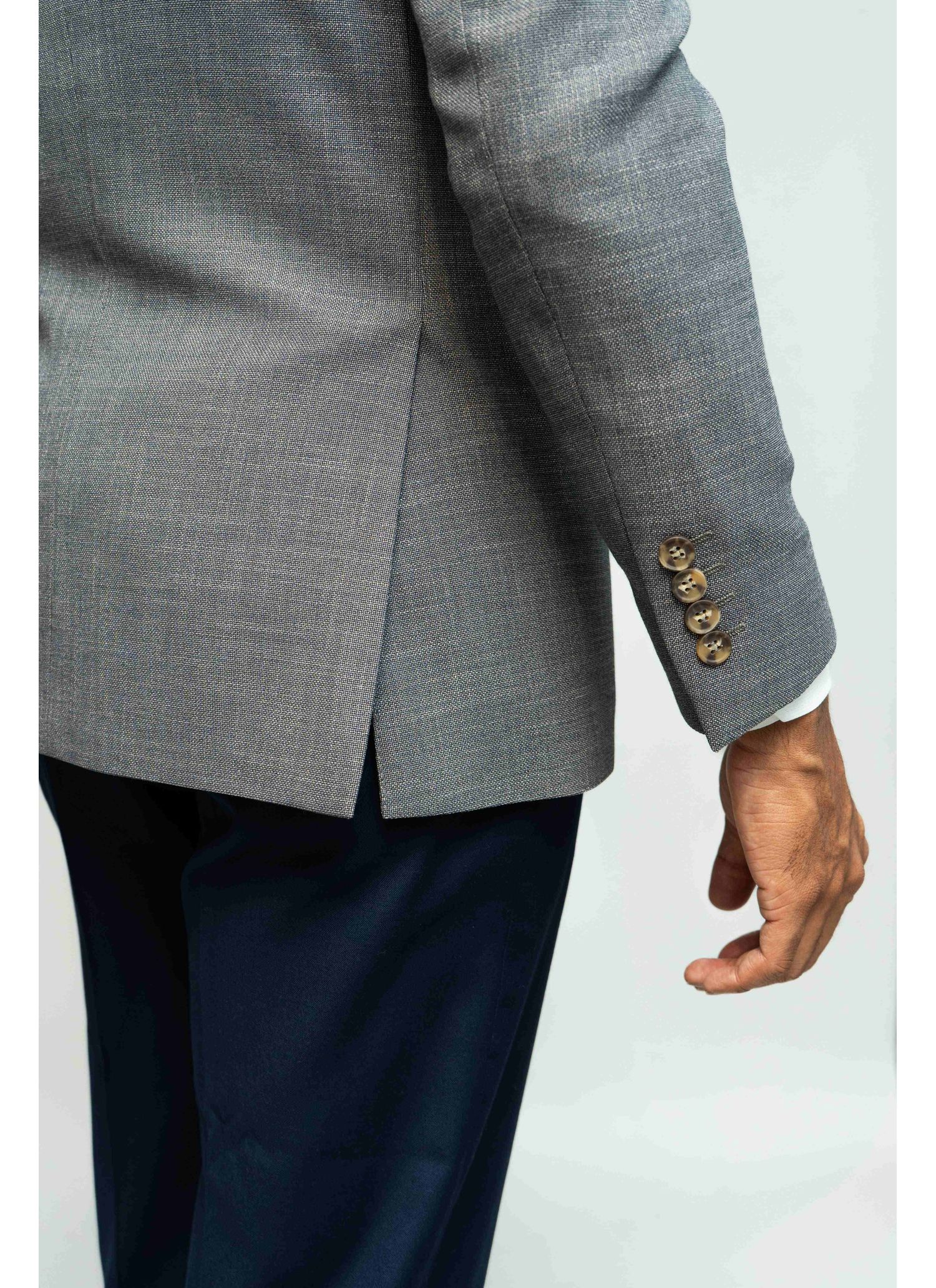 Blazer Stefano Cinza