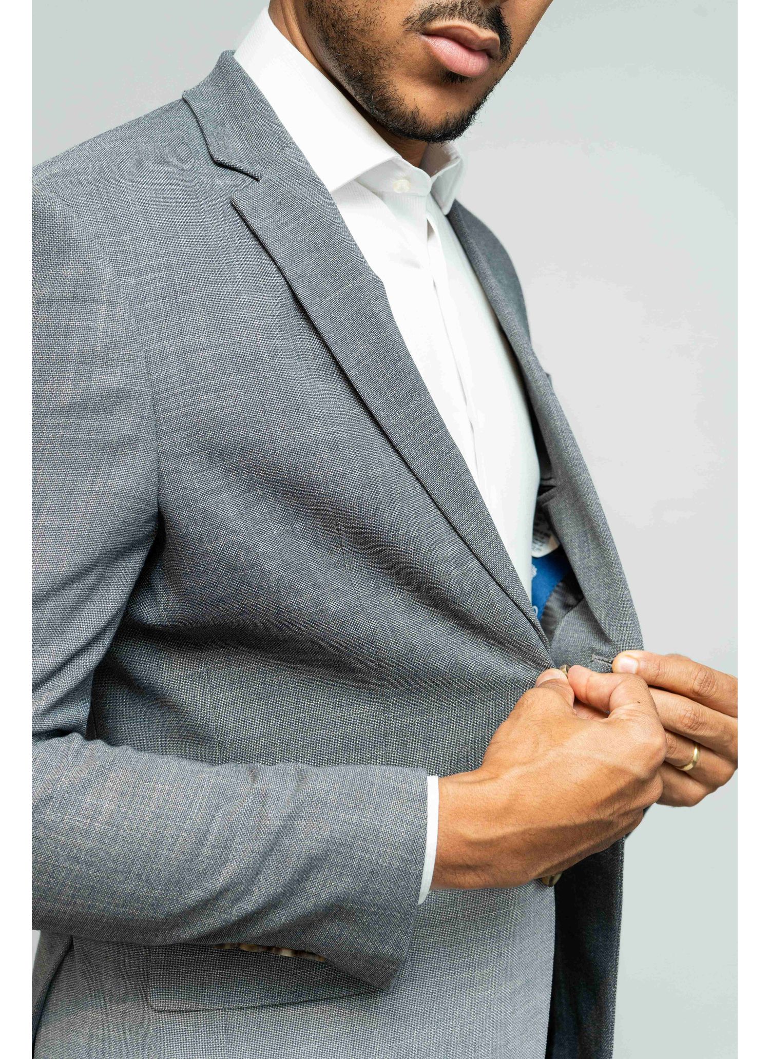 Blazer Stefano Cinza
