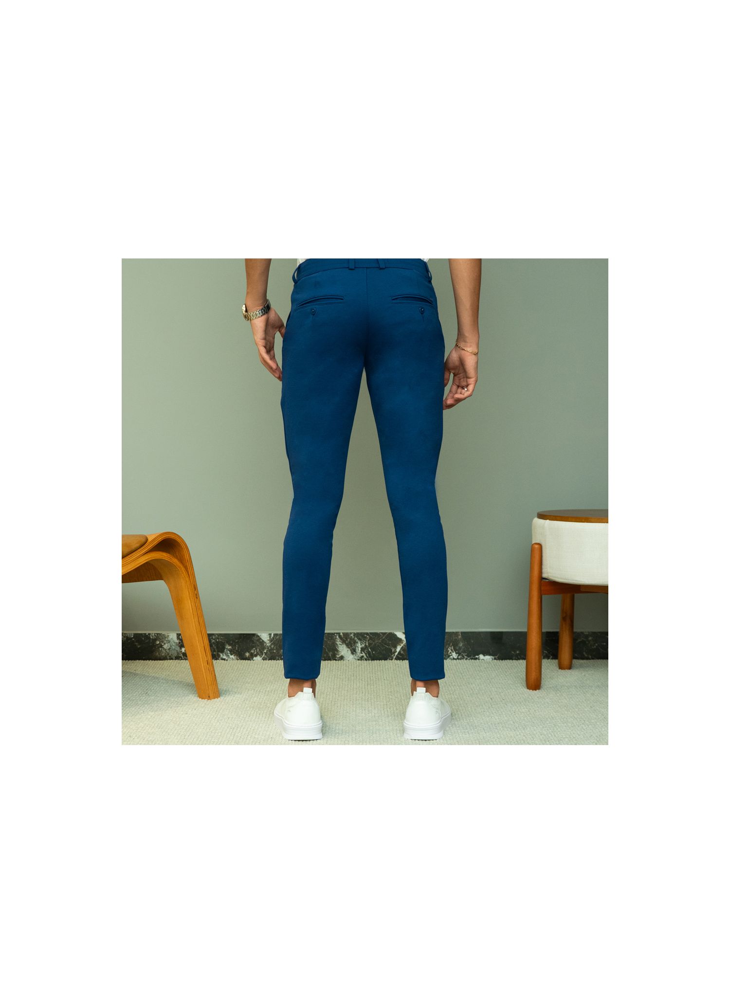 Calça de Tecnologia Azul Royal Stefano