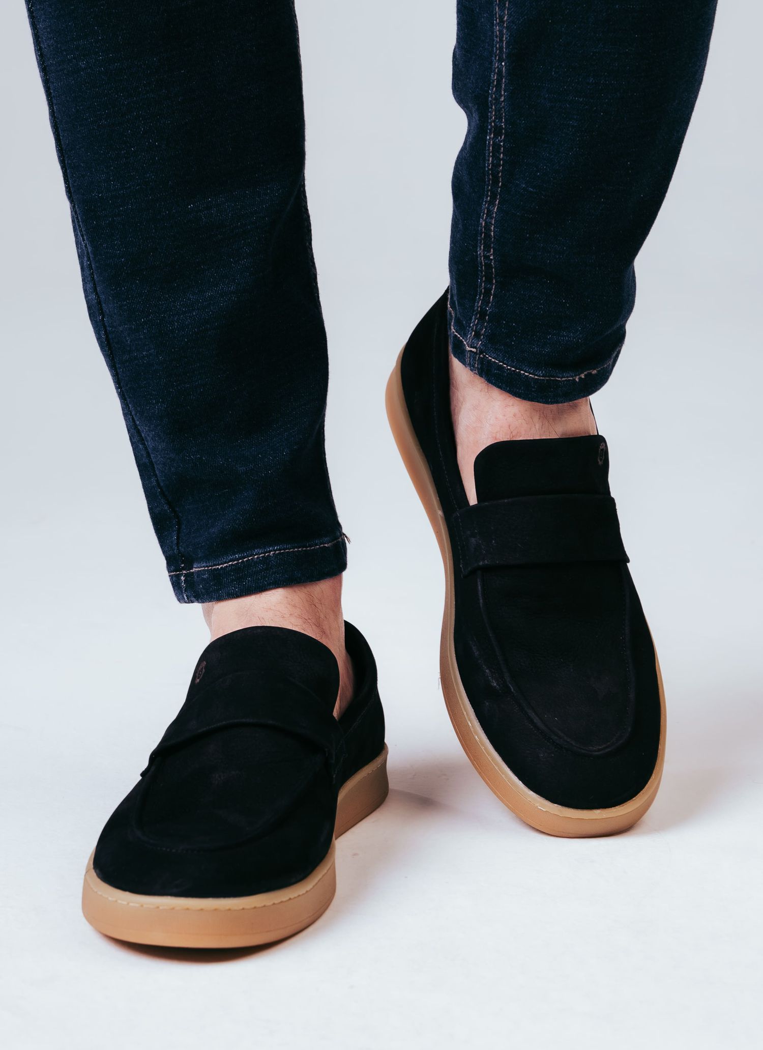 Sapato Mocassim Chamoa Preto